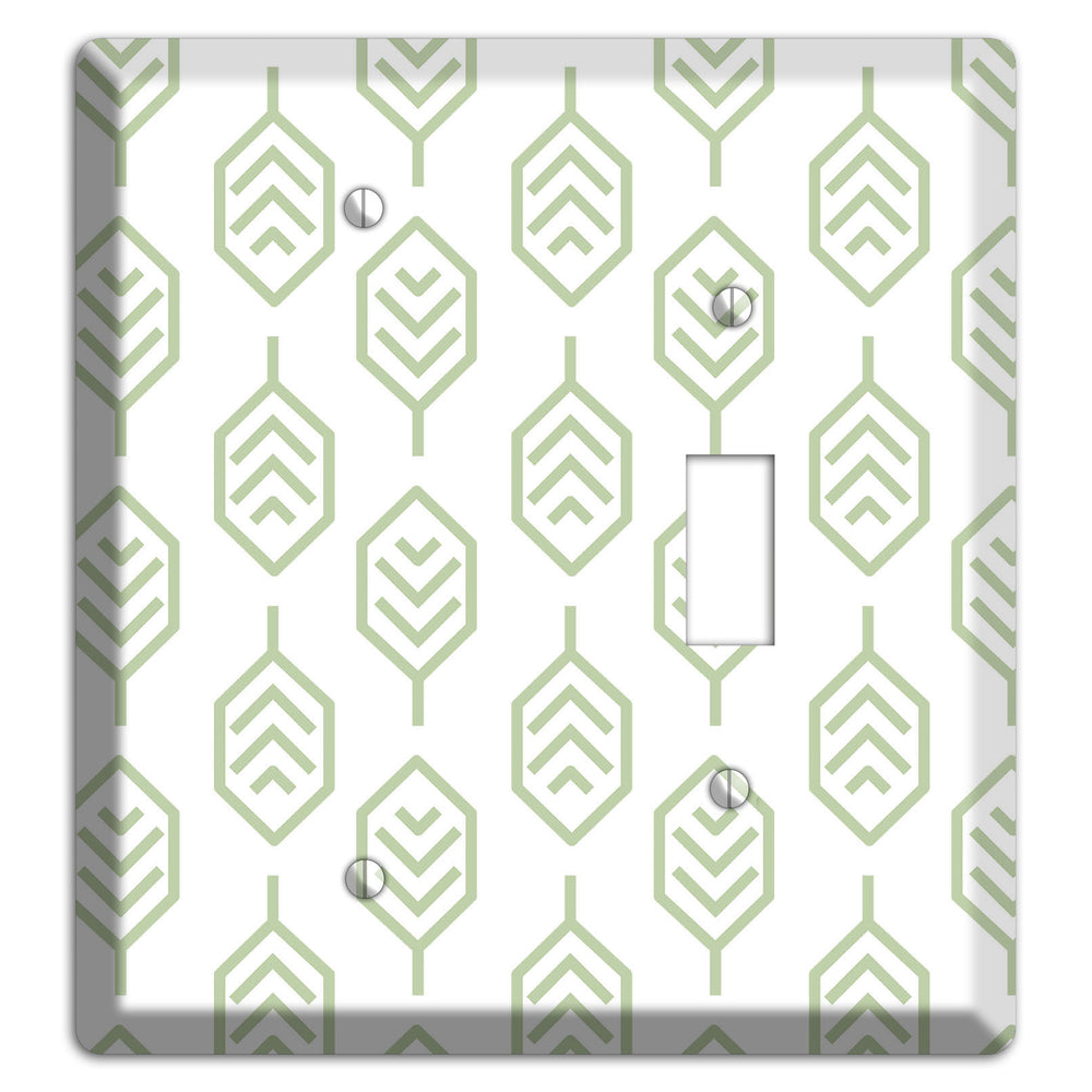 Leaves Style S Blank / Toggle Wallplate