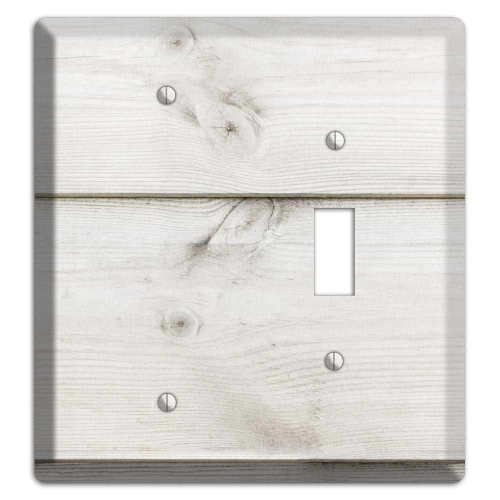 Timberwolf Antique Blank / Toggle Wallplate