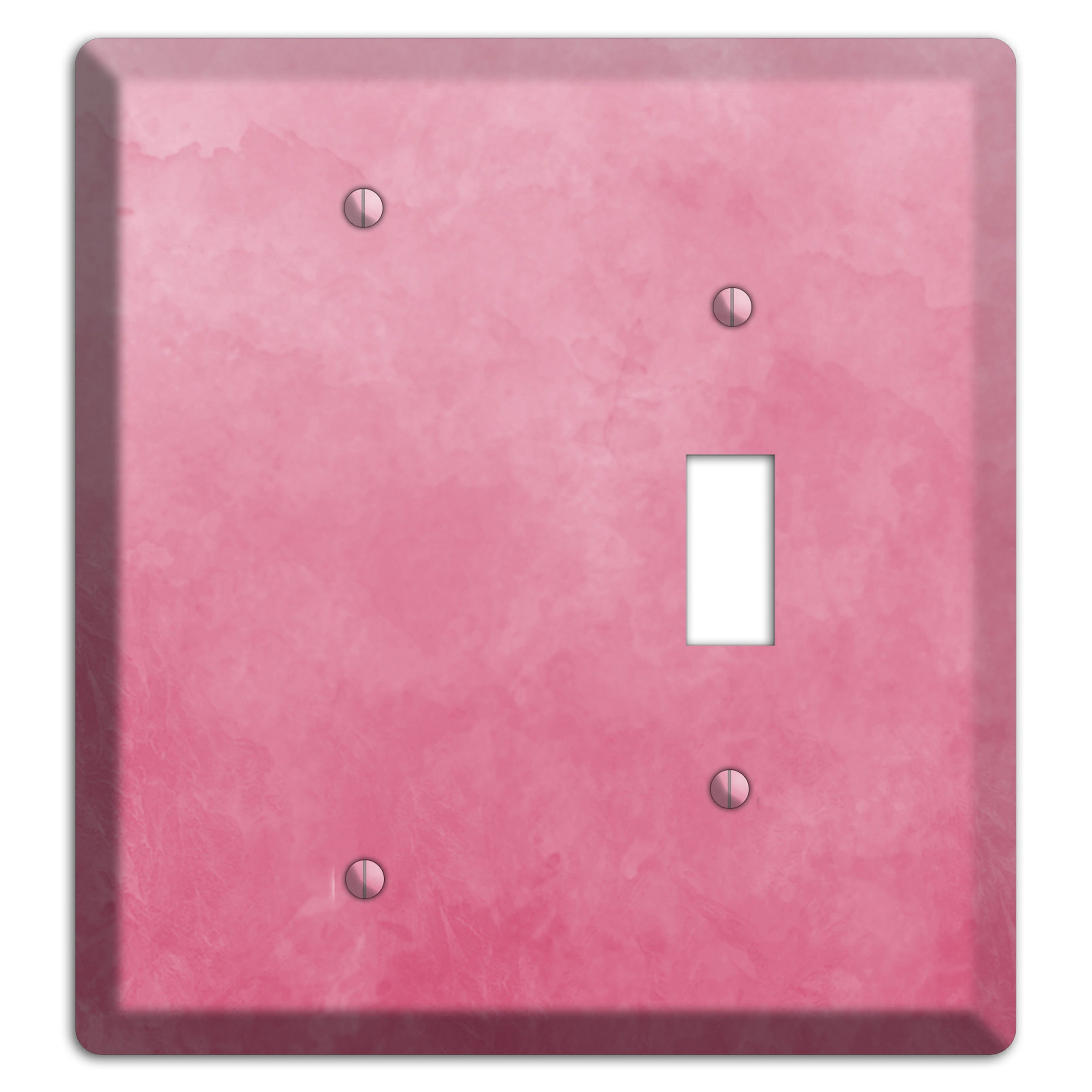 Pink Ombre Blank / Toggle Wallplate