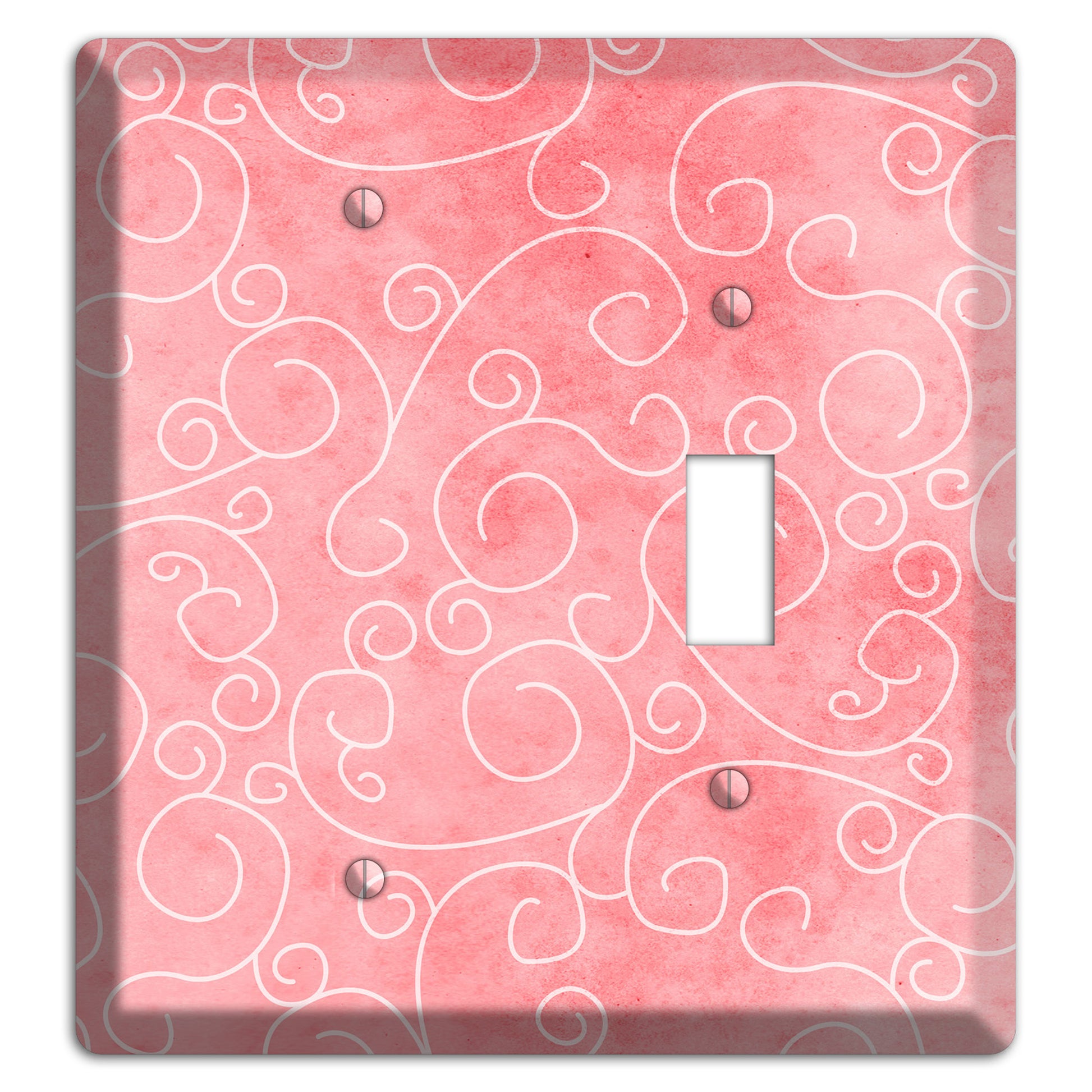 Azalea Soft Coral Blank / Toggle Wallplate