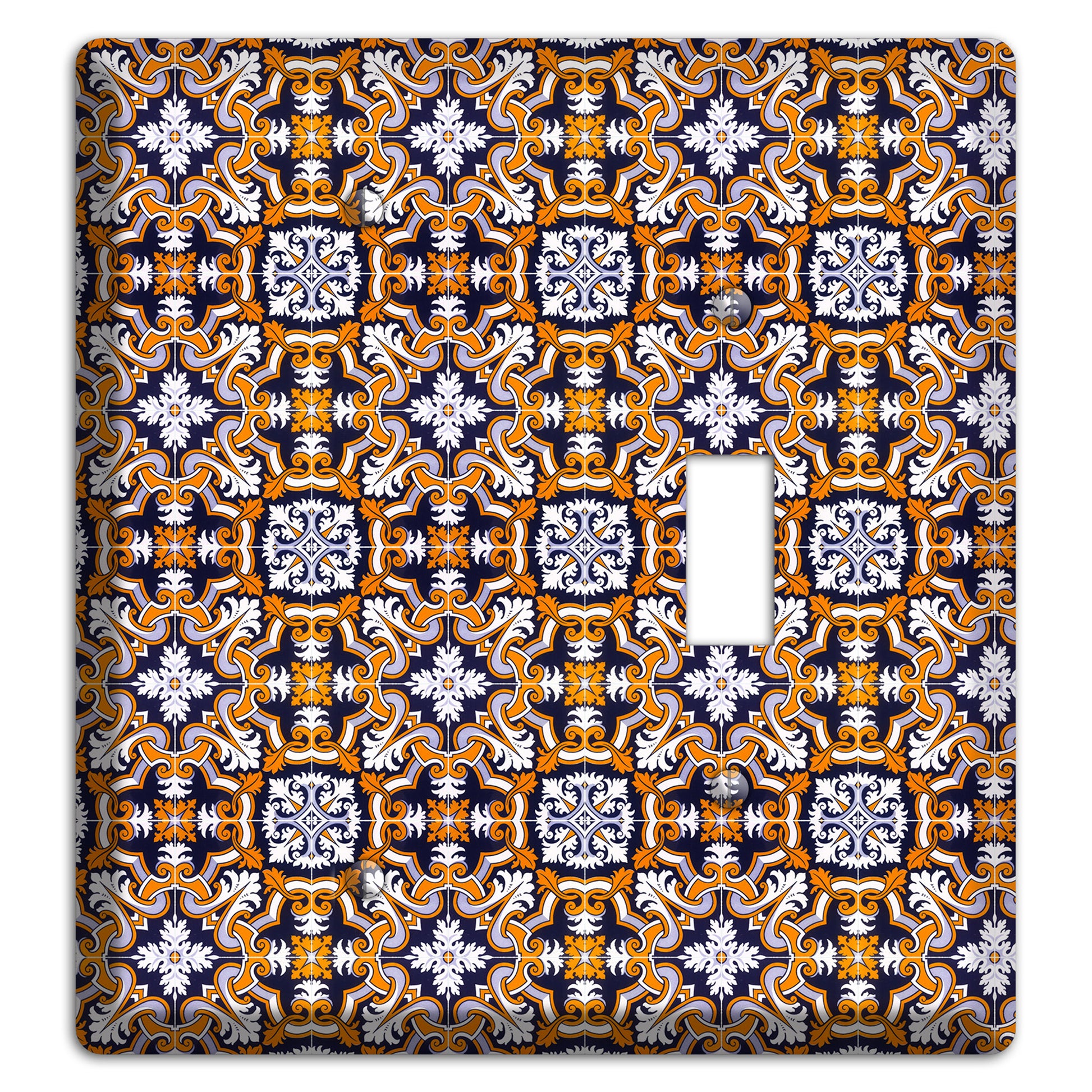 Tavira Tiles 6 Blank / Toggle Wallplate