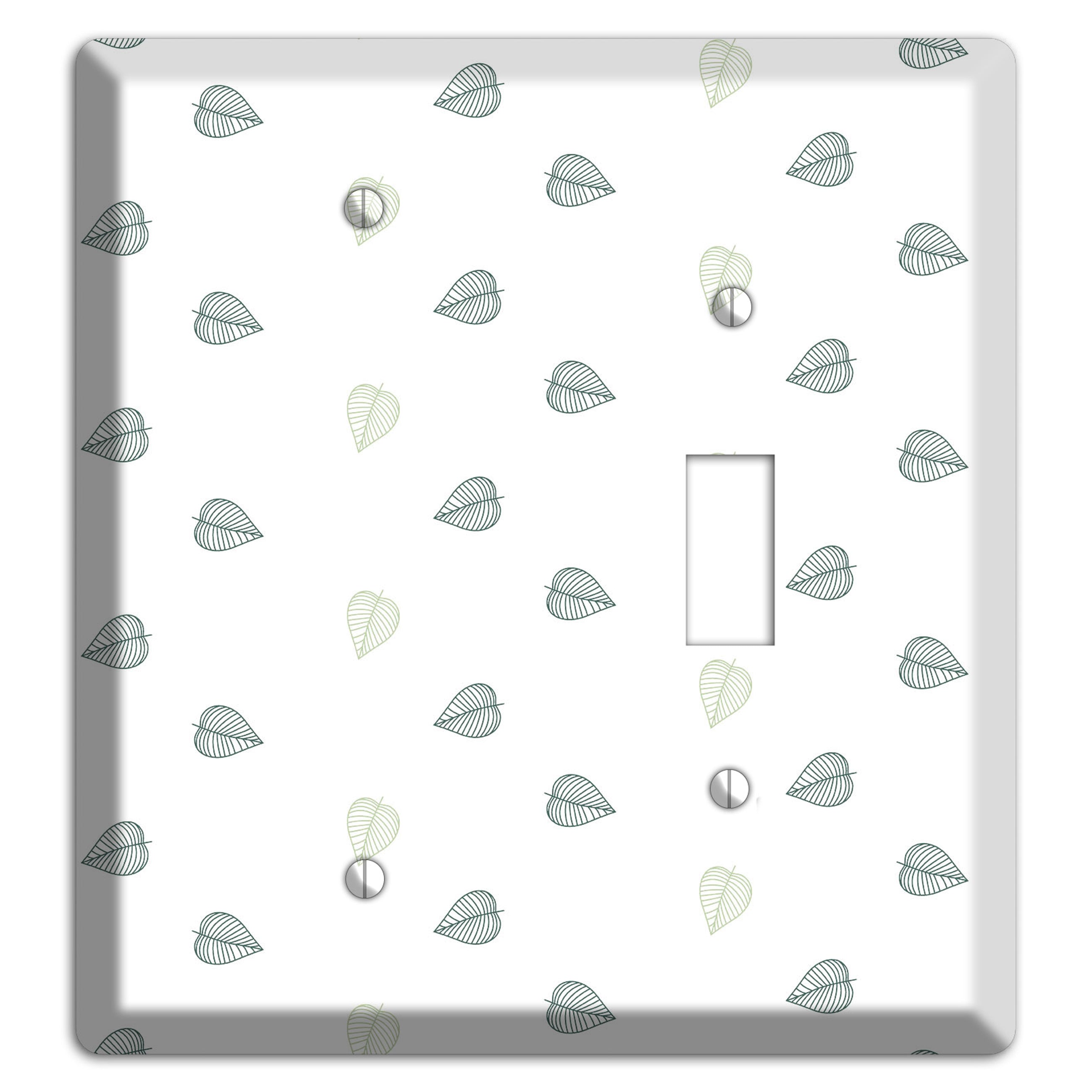 Leaves Style BB Blank / Toggle Wallplate
