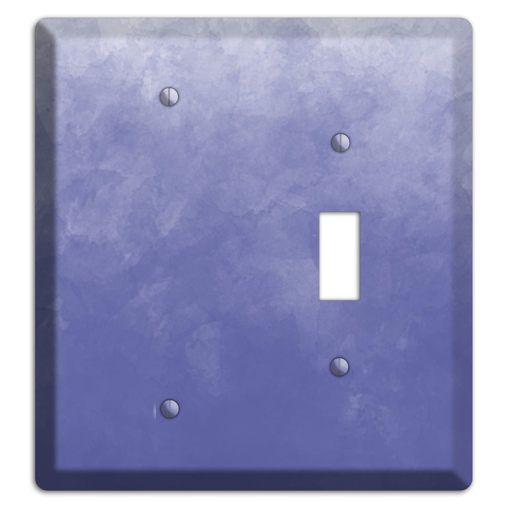 Blue Ombre Blank / Toggle Wallplate