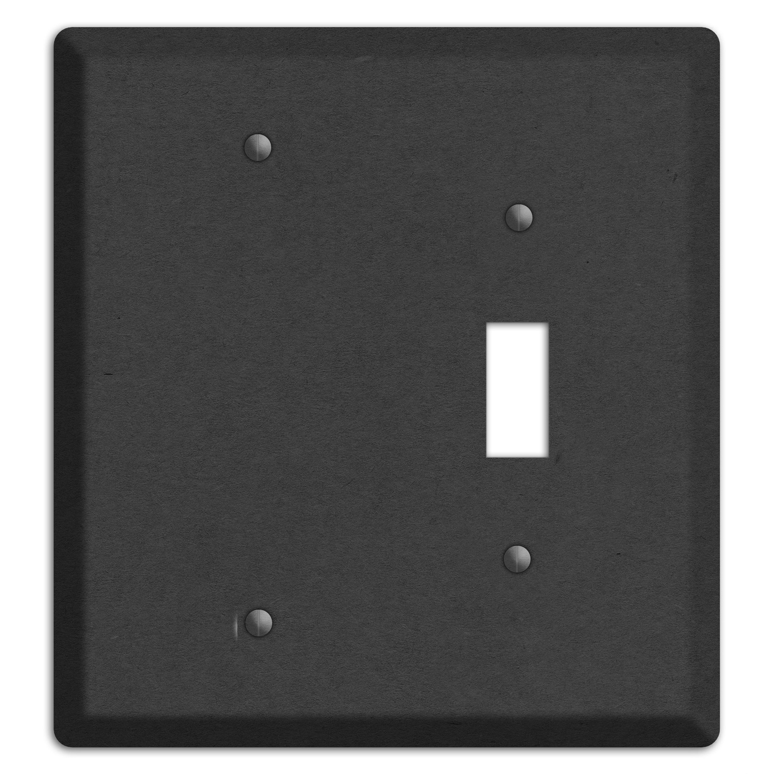 Charcoal Kraft Blank / Toggle Wallplate