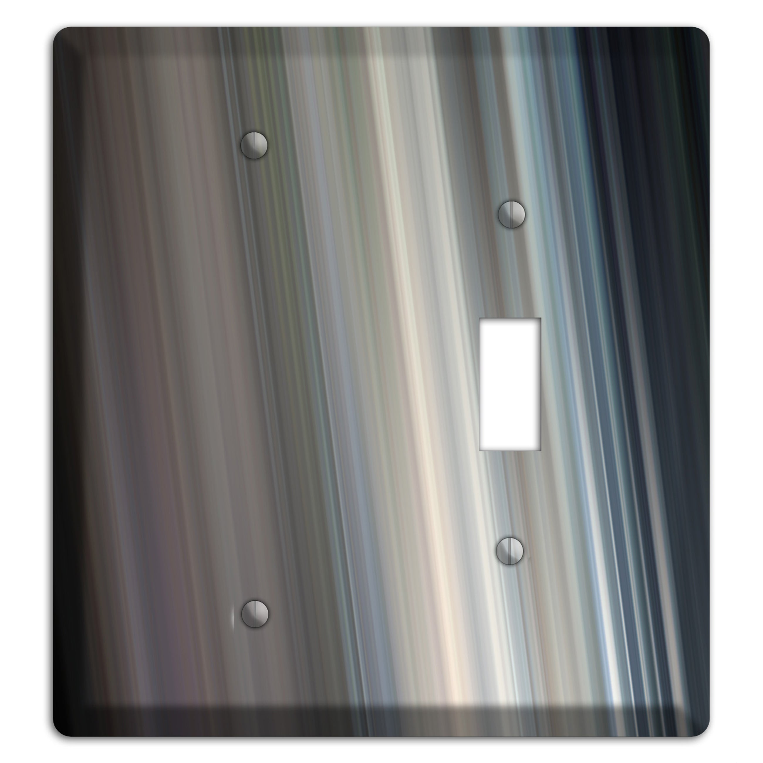 Blue Grey Ray of Light Blank / Toggle Wallplate
