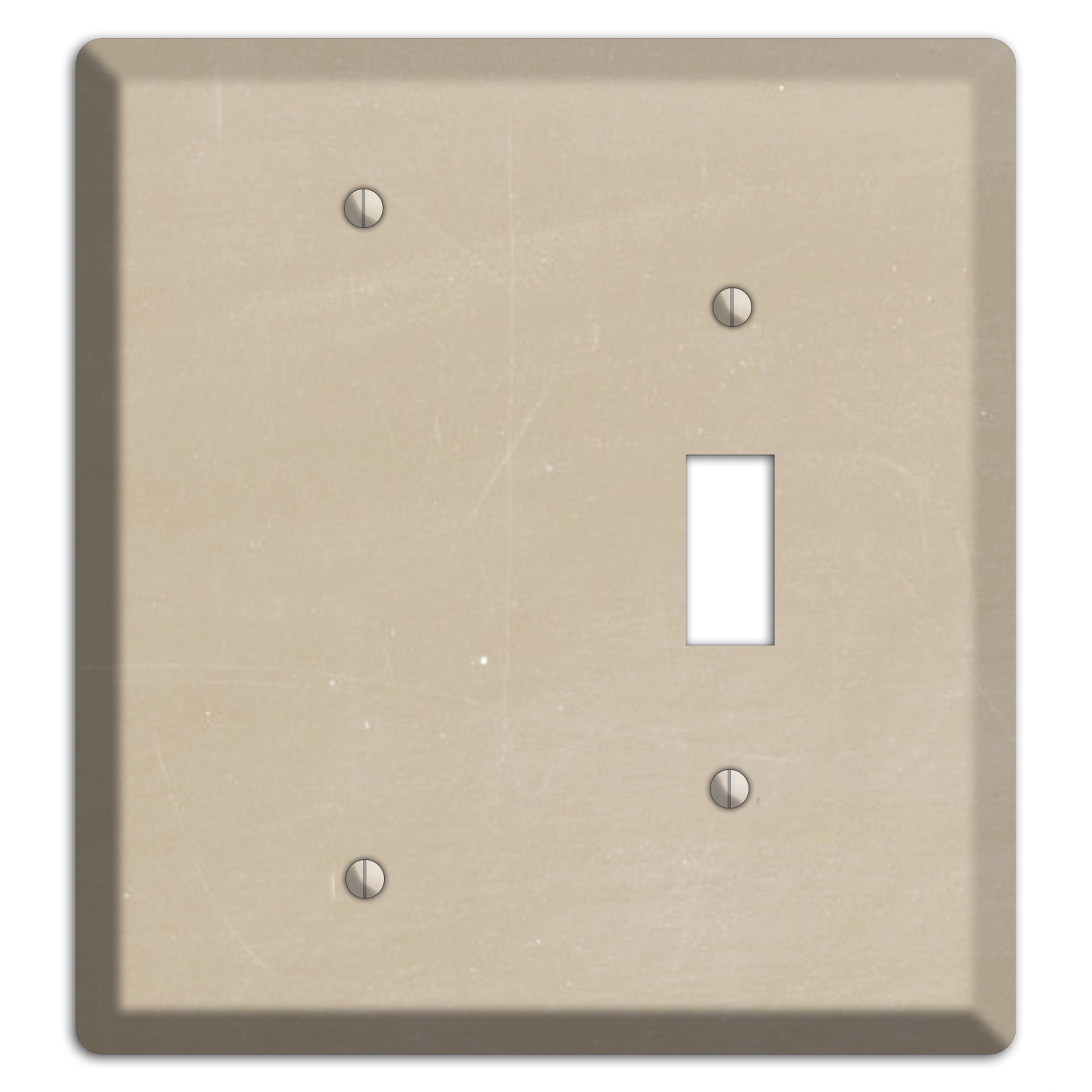 Chalk Tan Blank / Toggle Wallplate
