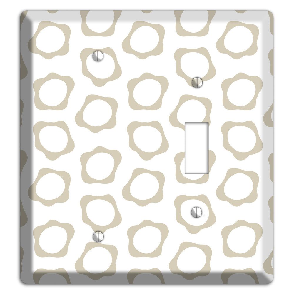 Simple Scandanavian Style X Blank / Toggle Wallplate