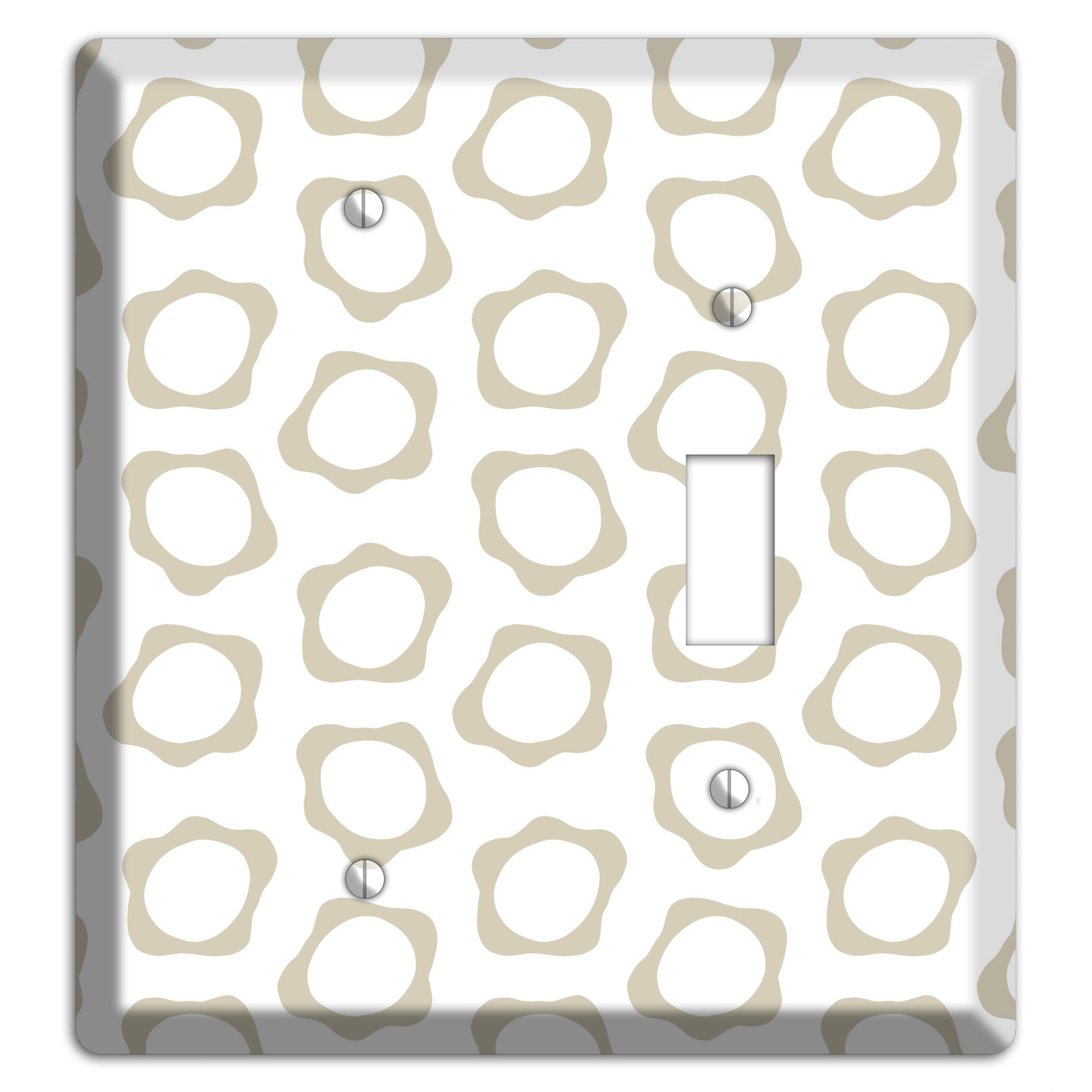 Simple Scandanavian Style X Blank / Toggle Wallplate
