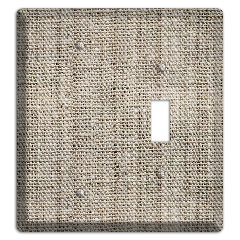 Niagara Burlap Blank / Toggle Wallplate