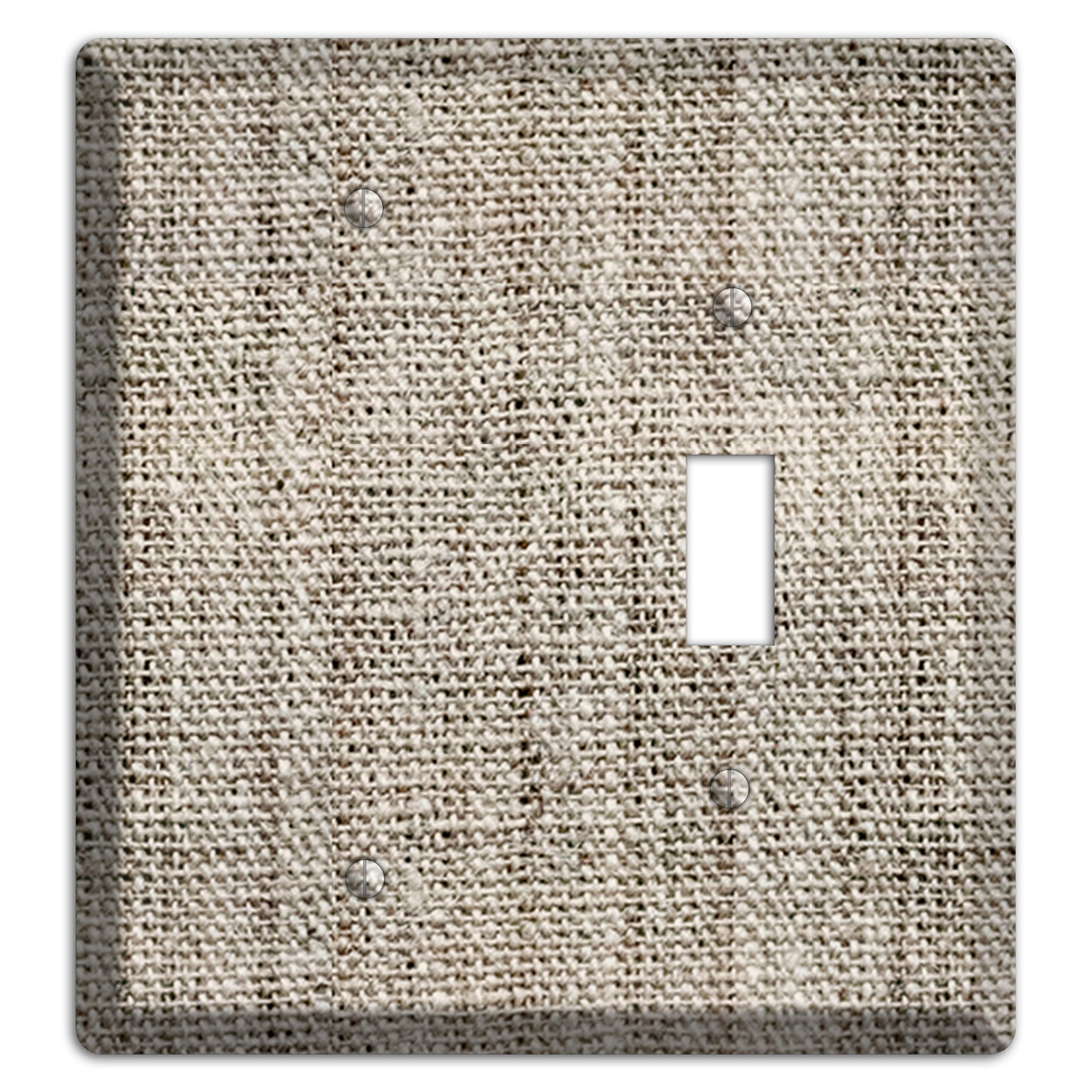 Niagara Burlap Blank / Toggle Wallplate