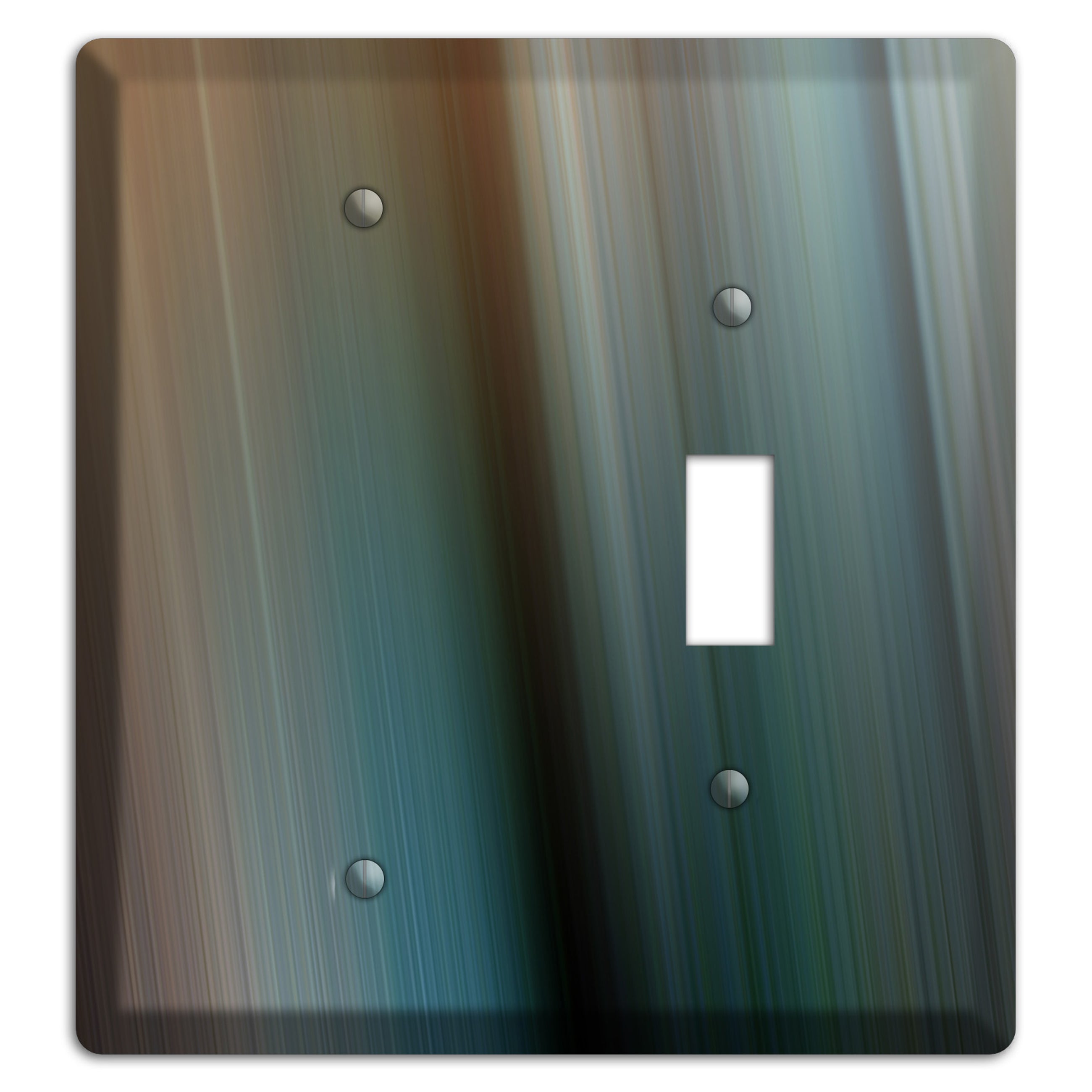 Brown and Blue Ray of Light Blank / Toggle Wallplate