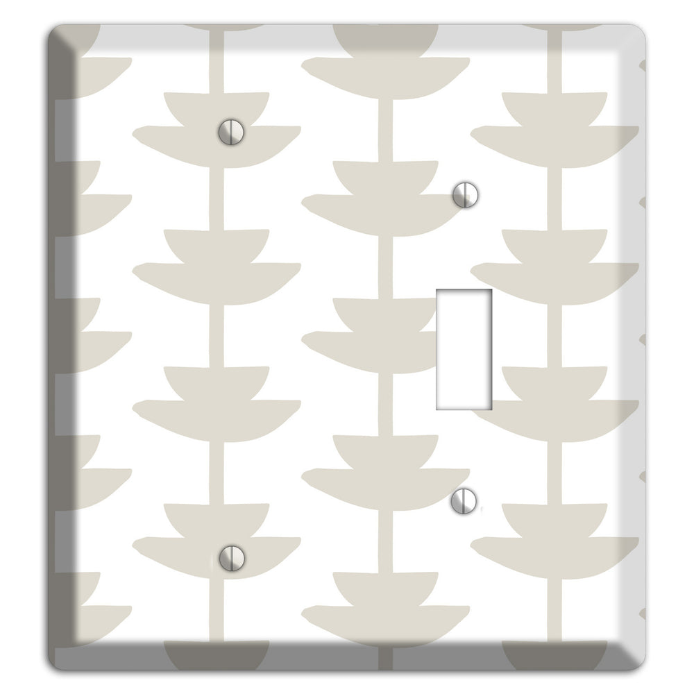 Simple Scandanavian Style P Blank / Toggle Wallplate