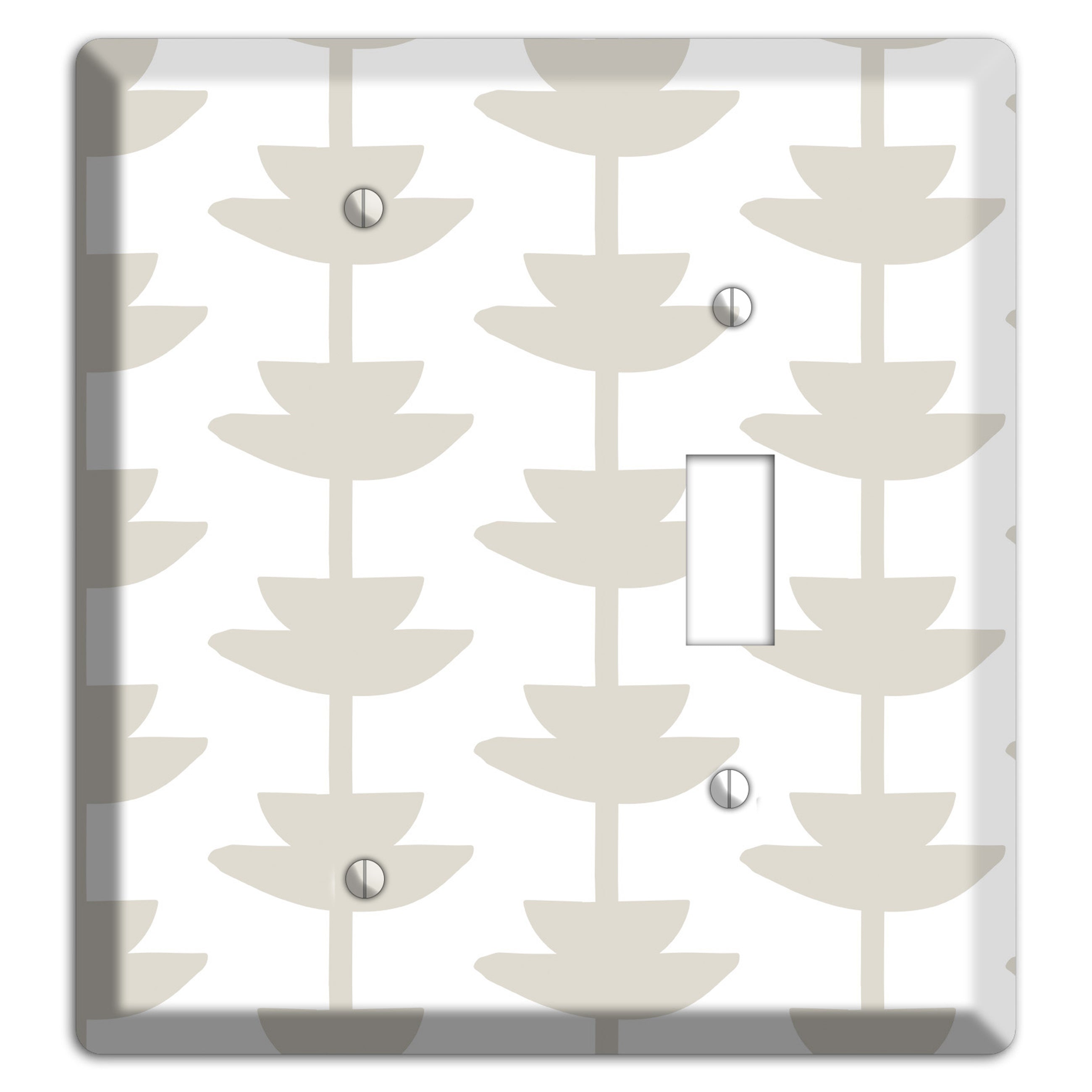 Simple Scandanavian Style P Blank / Toggle Wallplate