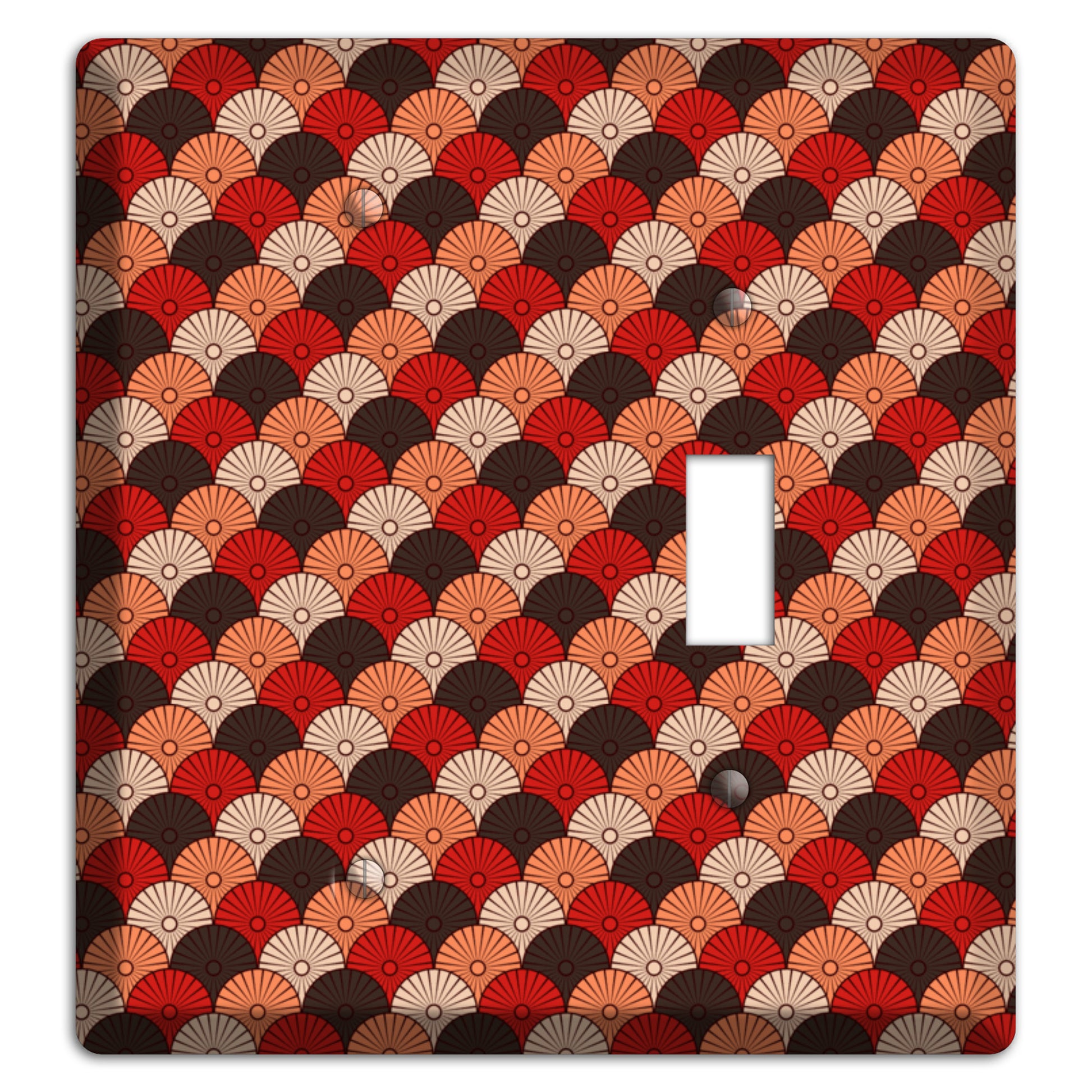 Asian Scallops Blank / Toggle Wallplate