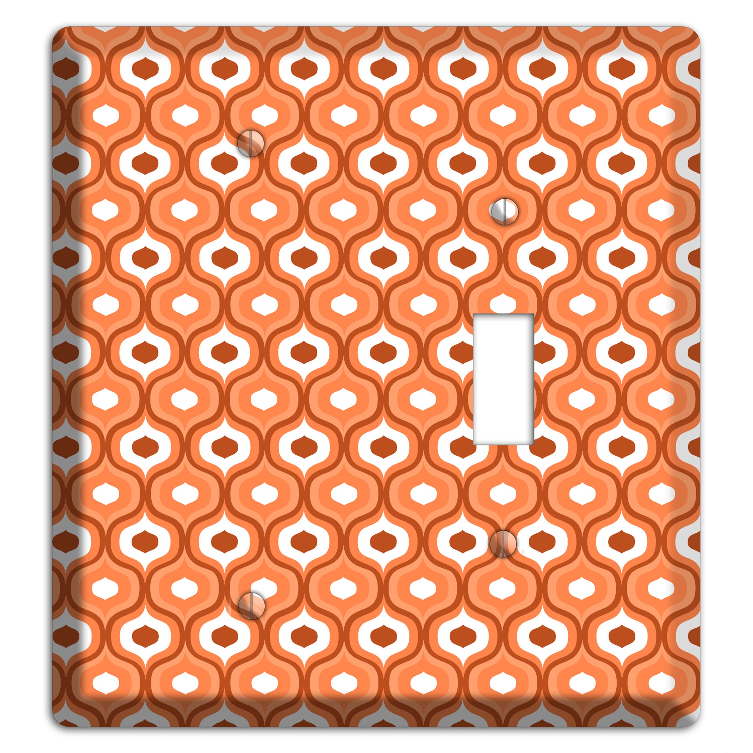 Coral Double Scallop Blank / Toggle Wallplate