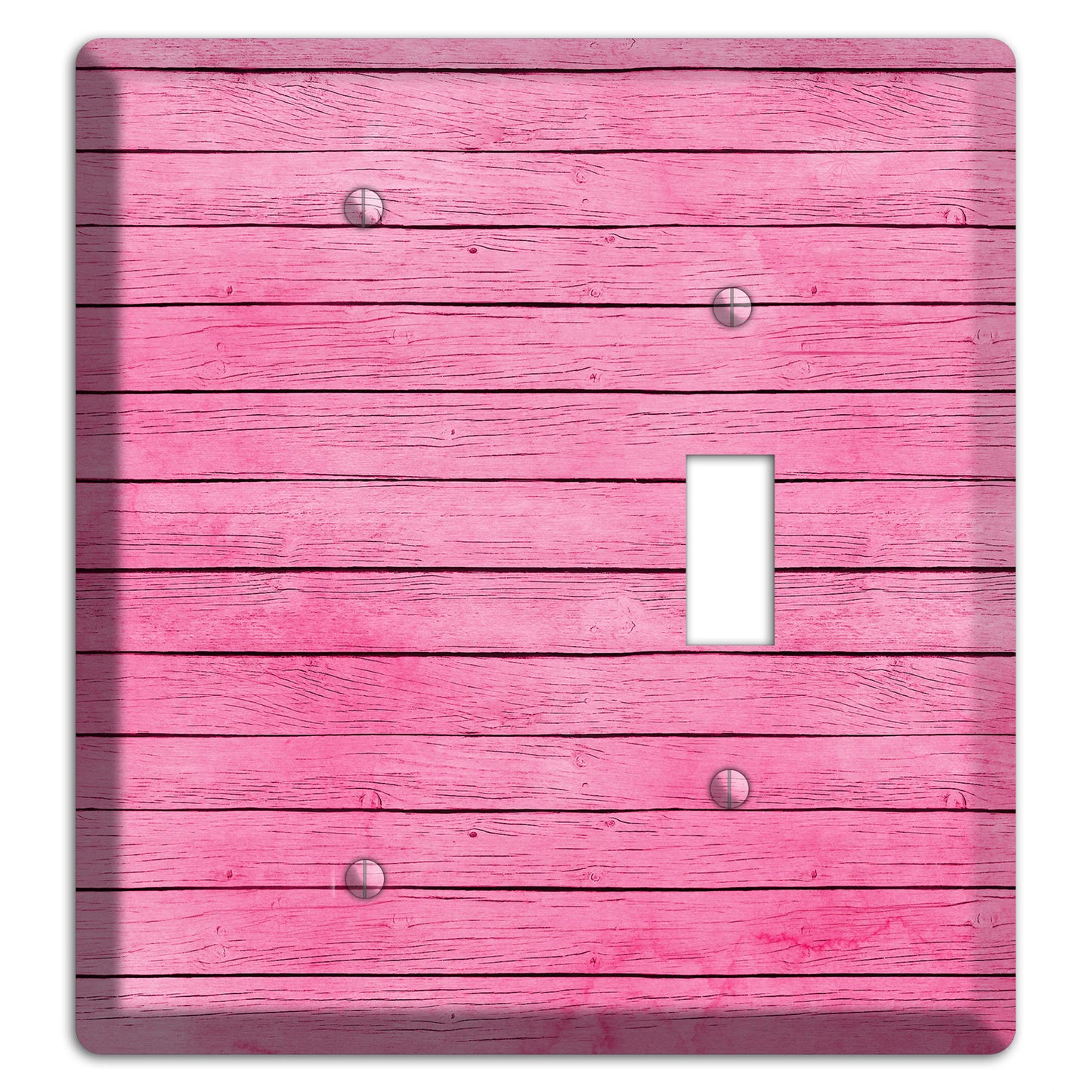 Carissma Pink Texture Blank / Toggle Wallplate