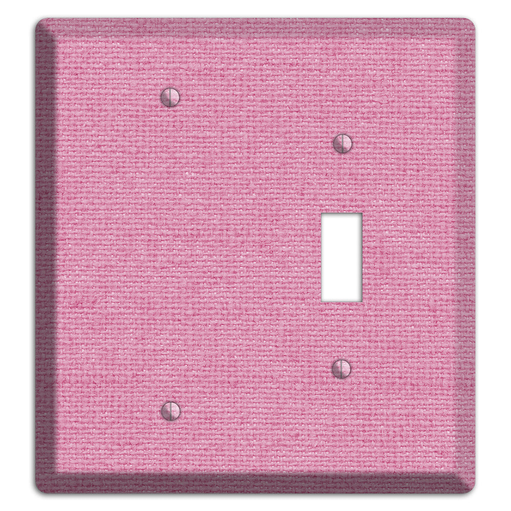 Gamboge Pink Texture Blank / Toggle Wallplate