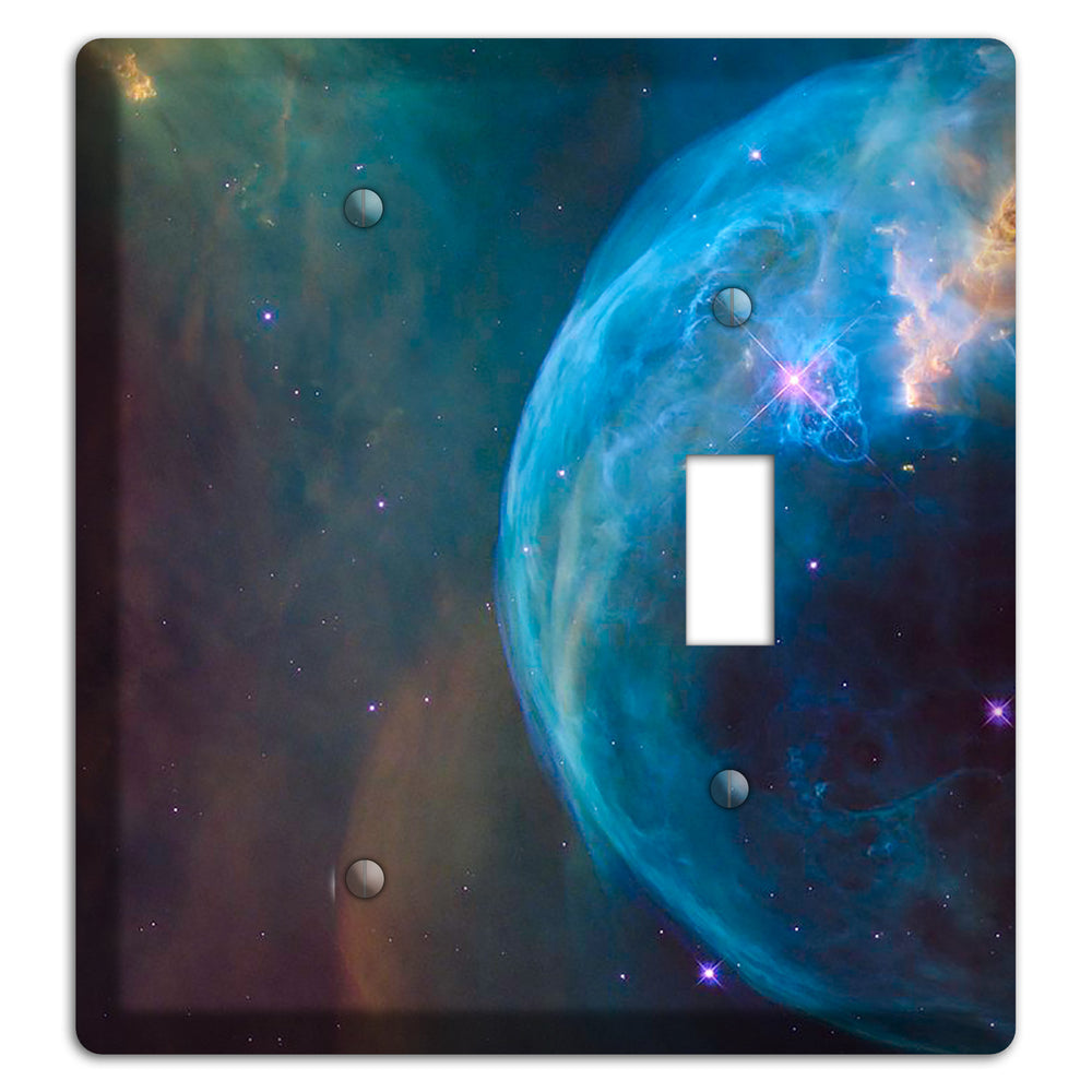 Bubble Nebula Blank / Toggle Wallplate