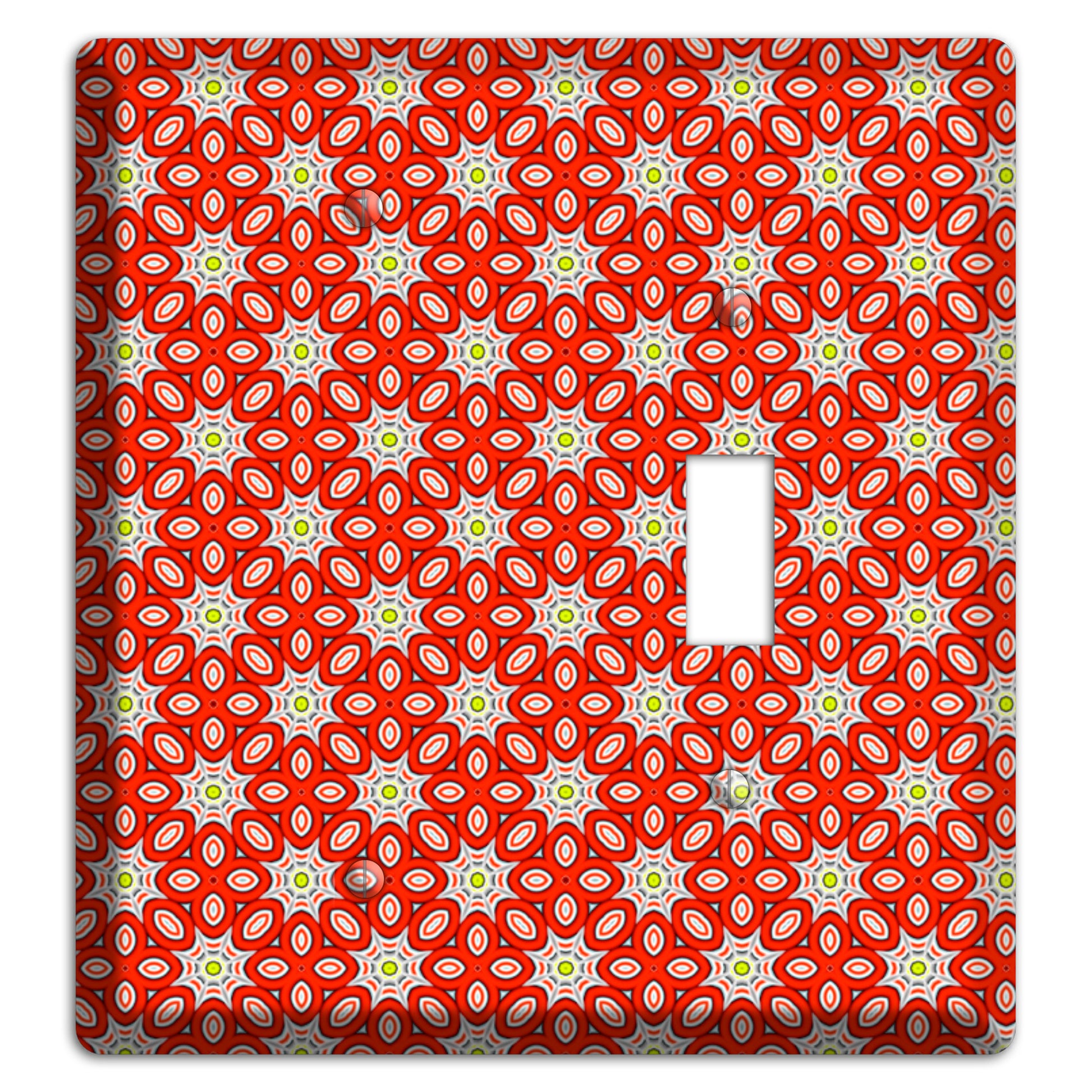 Red Foulard 2 Blank / Toggle Wallplate