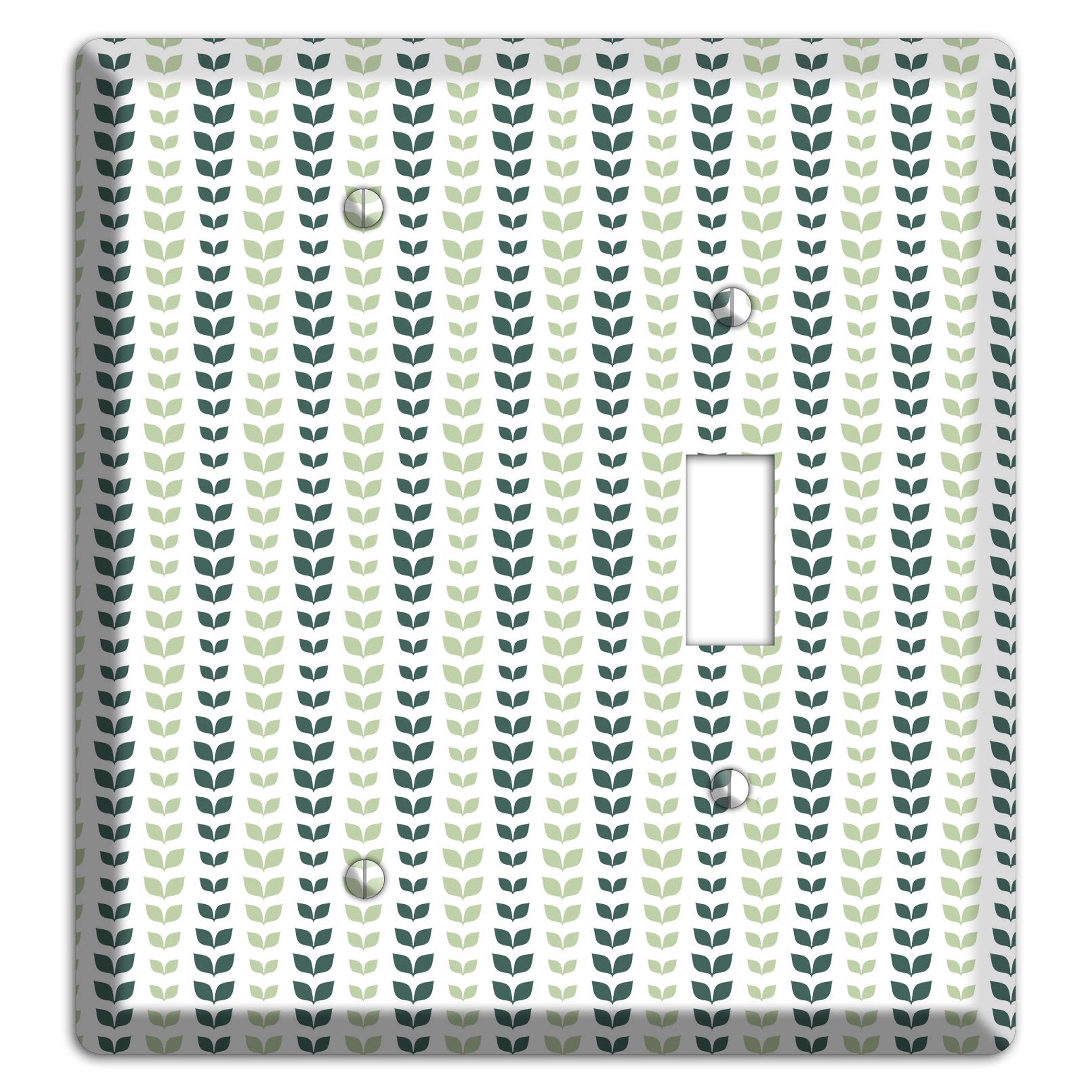 Leaves Style X Blank / Toggle Wallplate
