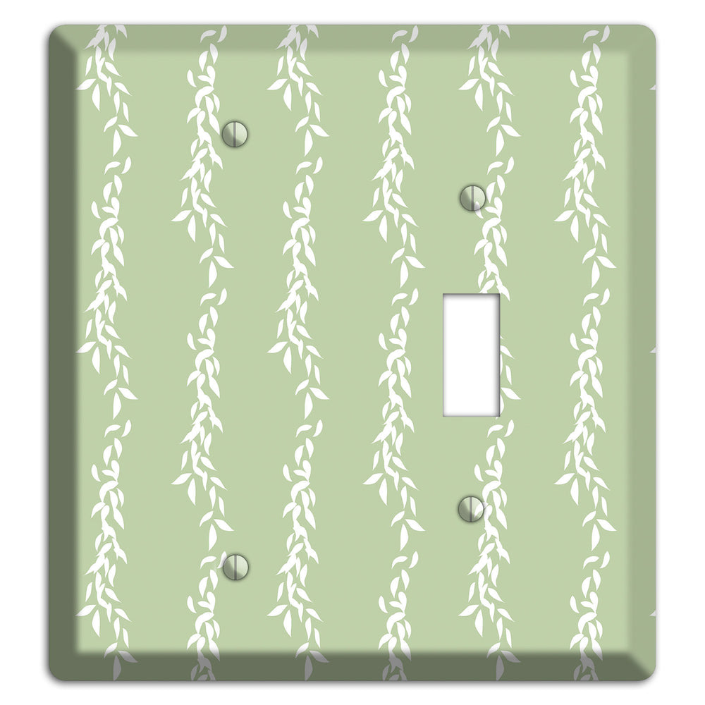Leaves Style Z Blank / Toggle Wallplate