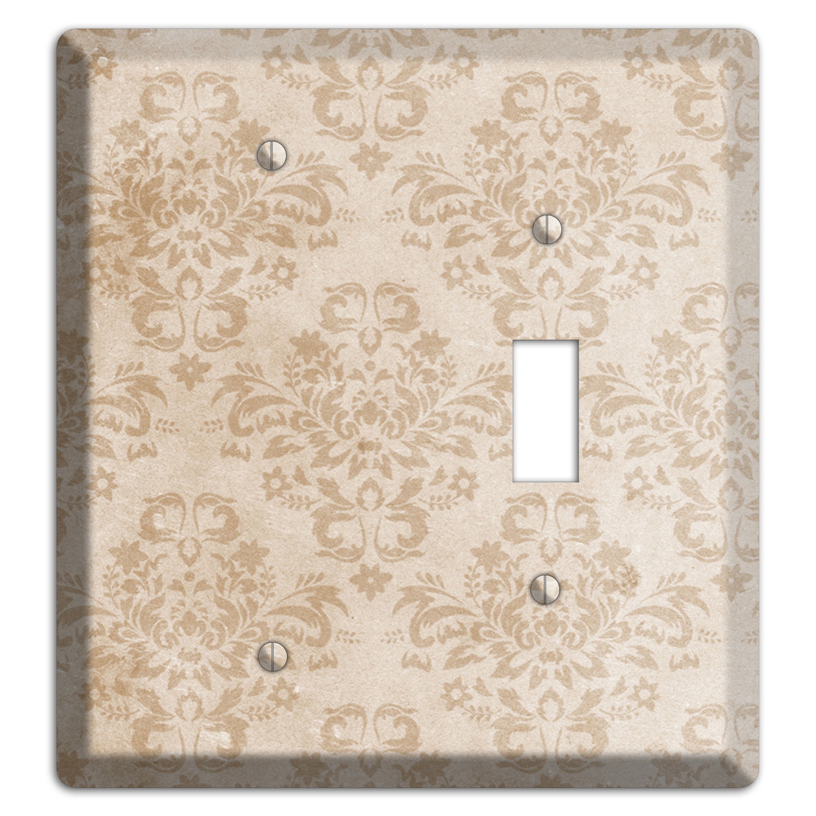 Bizarre Neutral Texture Blank / Toggle Wallplate