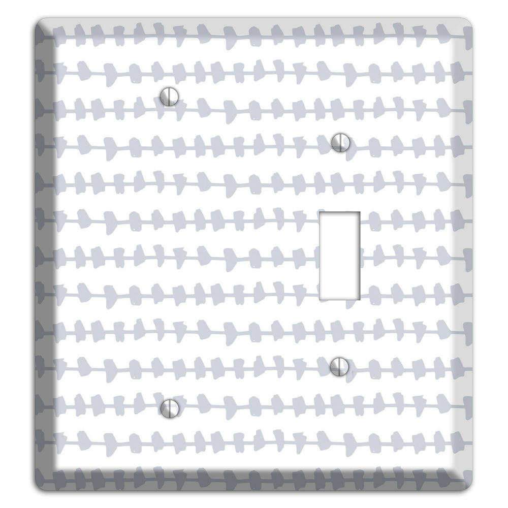 Abstract 17 Blank / Toggle Wallplate
