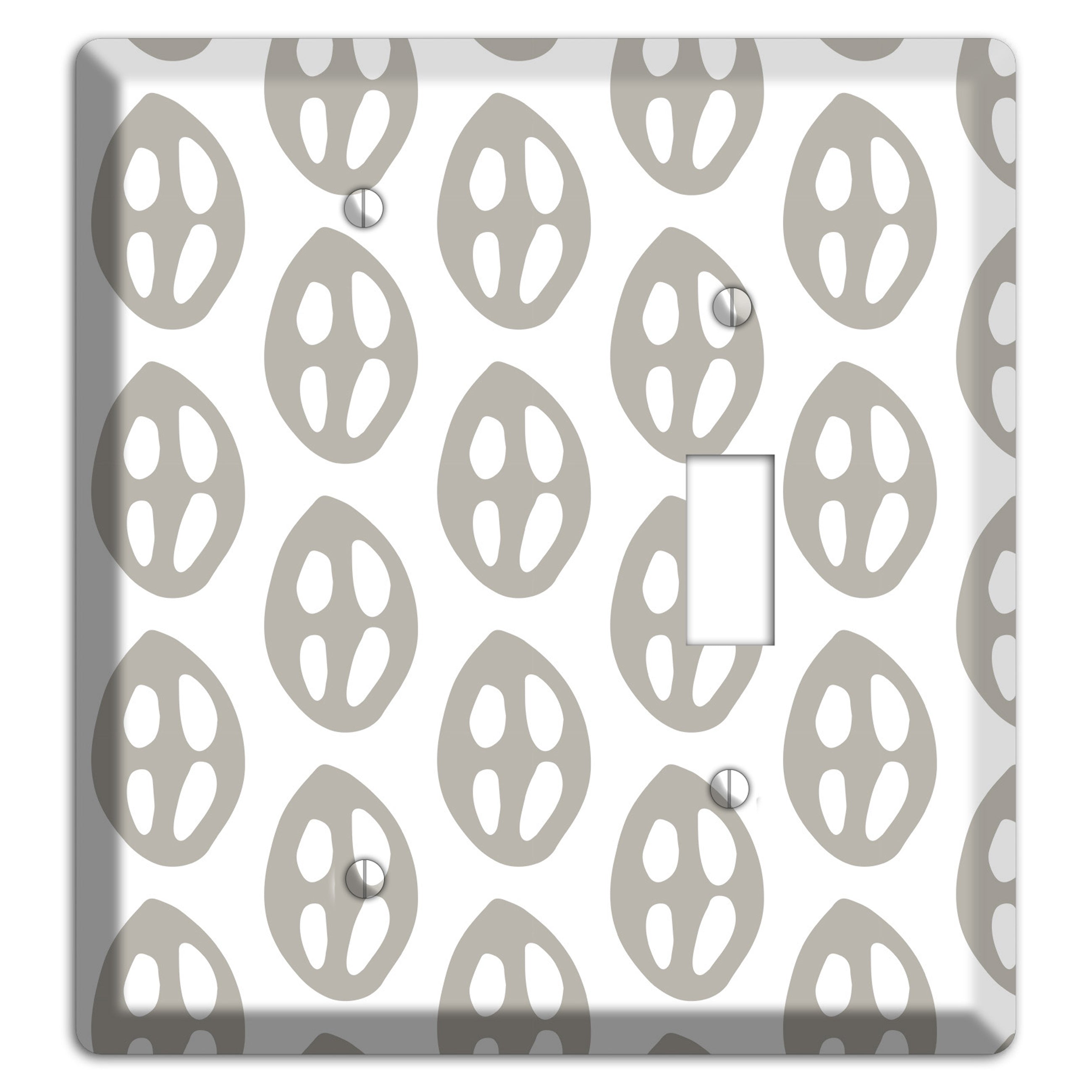 Simple Scandanavian Style BB Blank / Toggle Wallplate