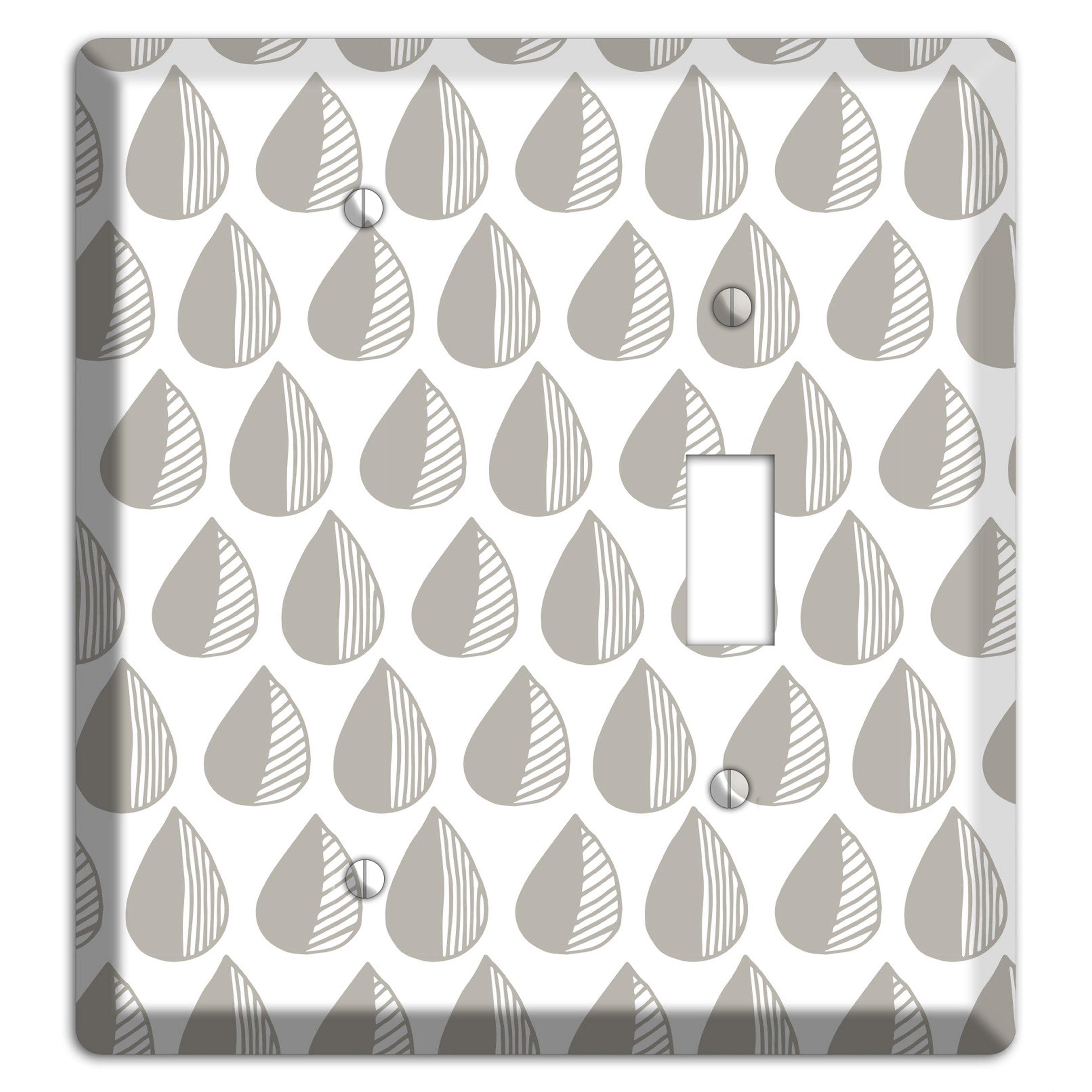 Simple Scandanavian Style MM Blank / Toggle Wallplate