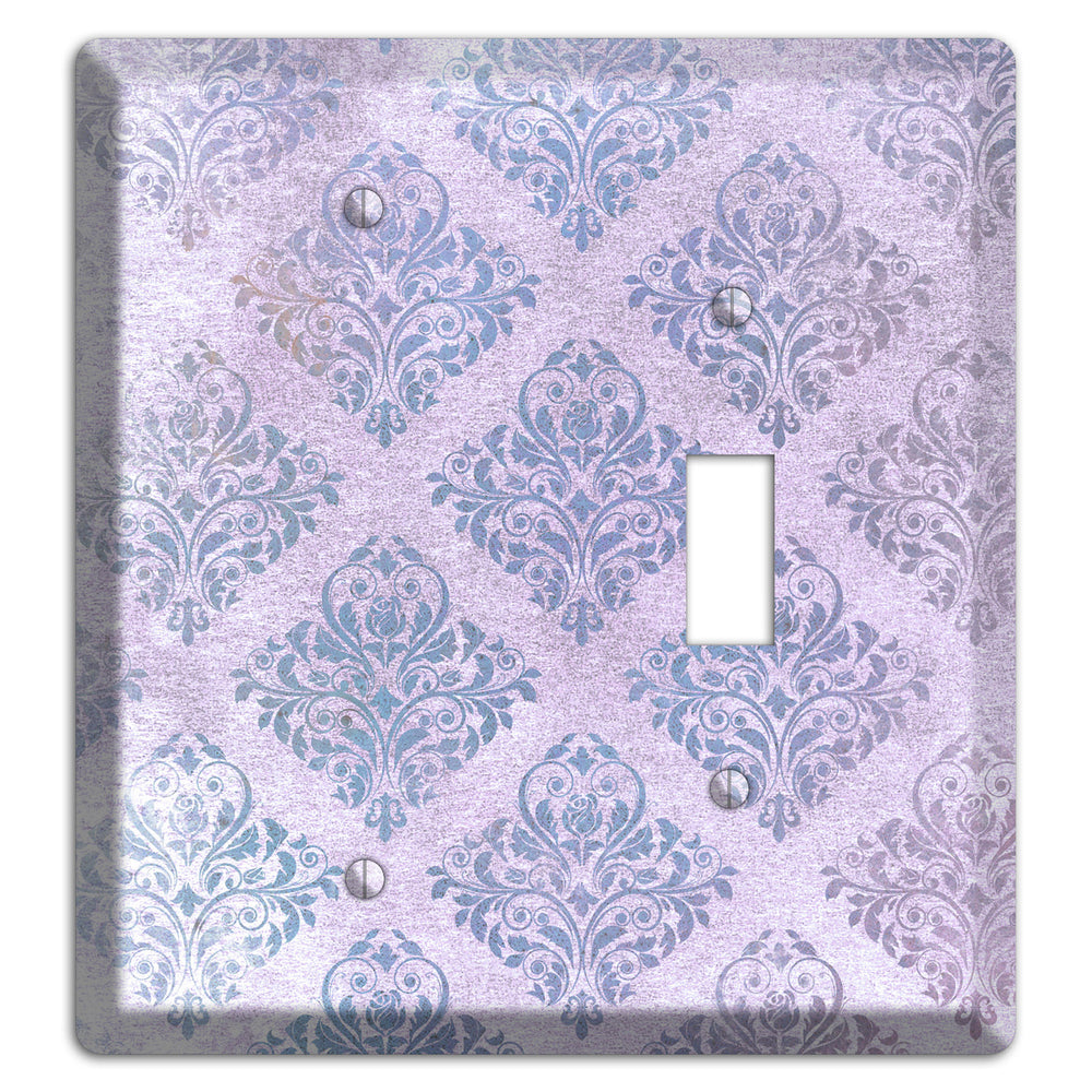 Logan Whimsical Damask Blank / Toggle Wallplate