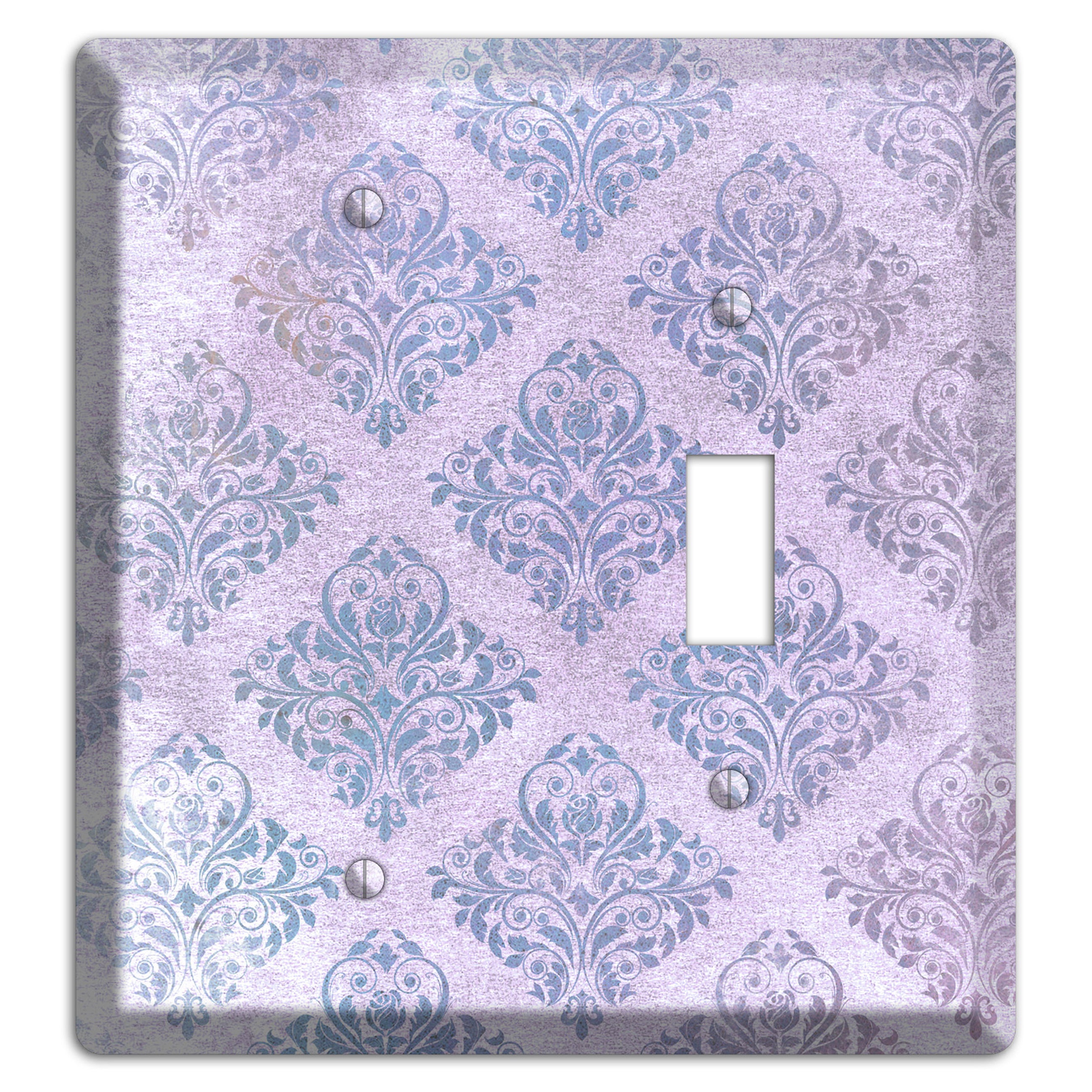 Logan Whimsical Damask Blank / Toggle Wallplate