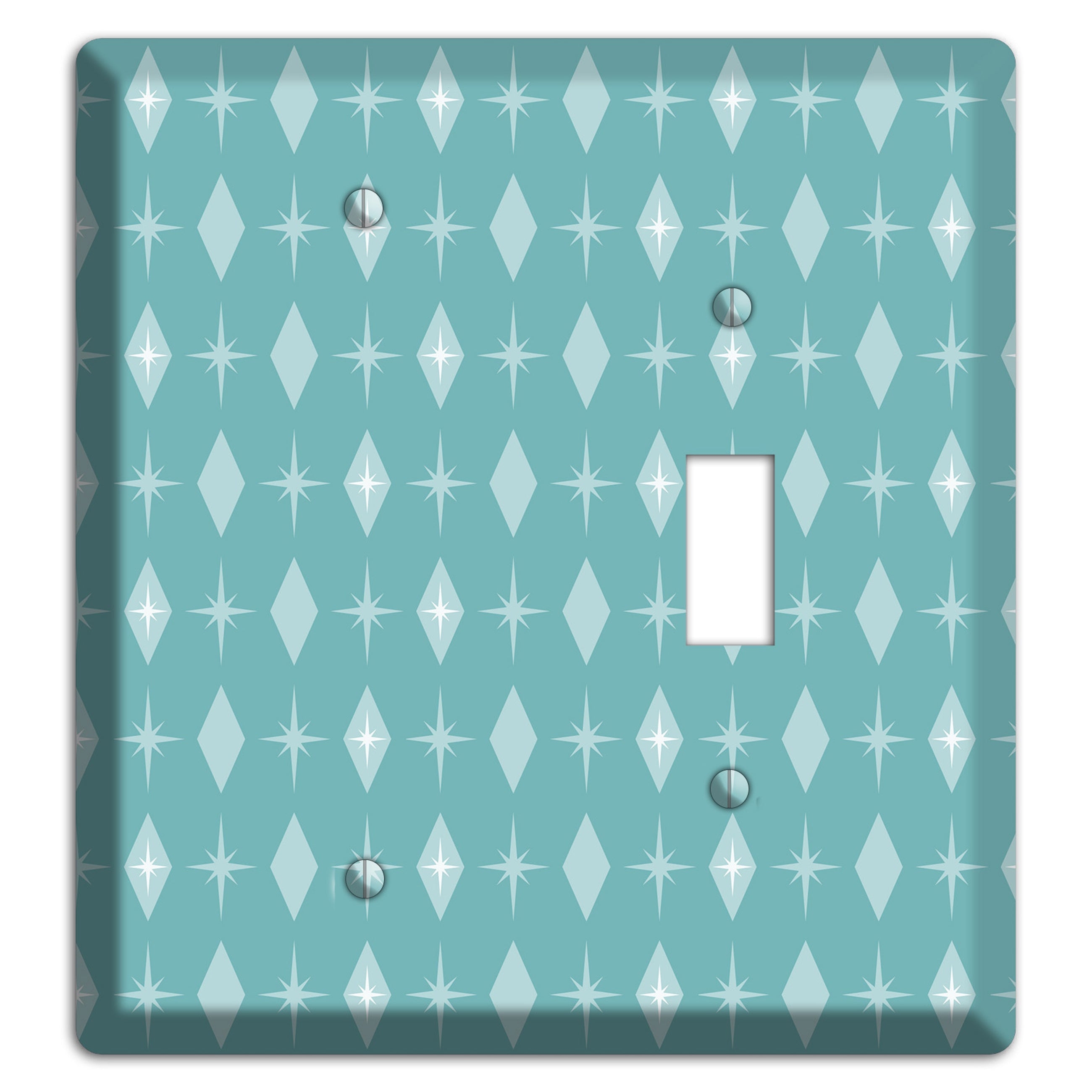 Blue Diamon Blank / Toggle Wallplate
