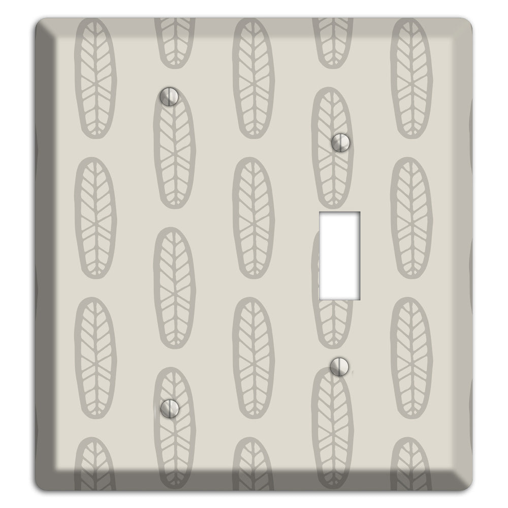 Simple Scandanavian Style K Blank / Toggle Wallplate