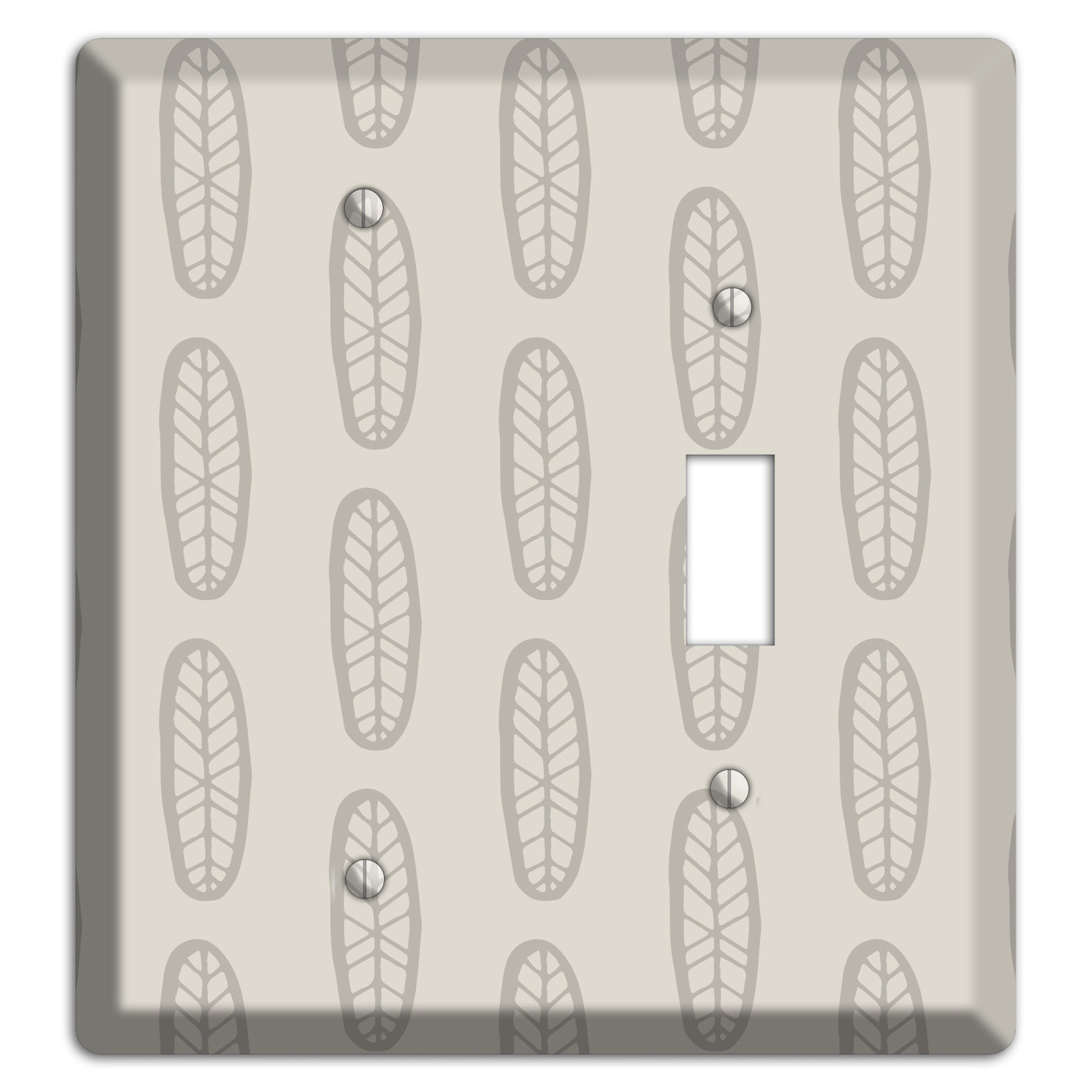 Simple Scandanavian Style K Blank / Toggle Wallplate
