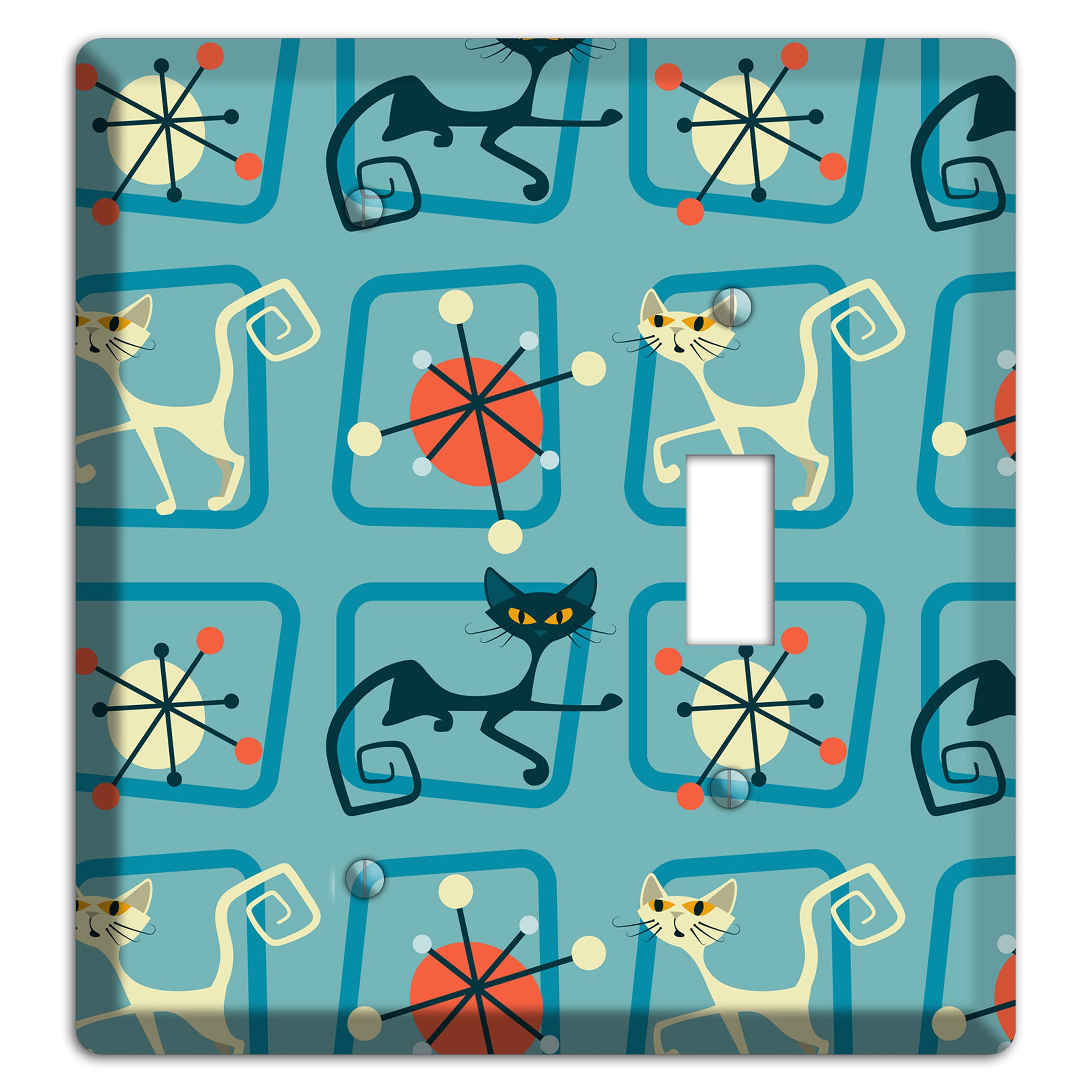 Relaxing Kitties Blank / Toggle Wallplate
