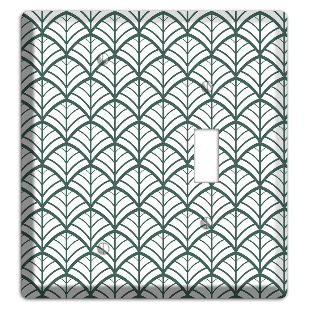 Leaves Style U Blank / Toggle Wallplate