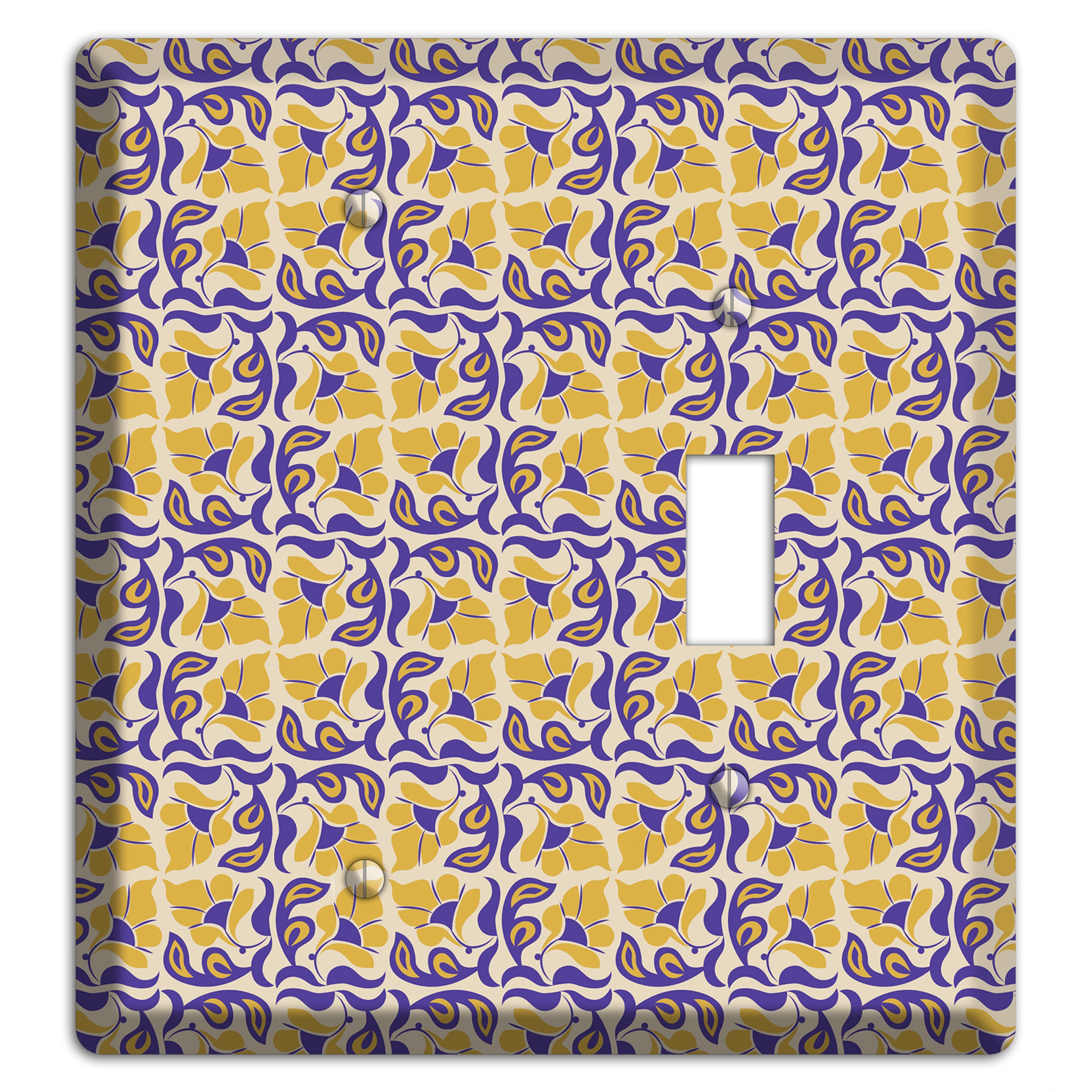 Nouveau Floral Blank / Toggle Wallplate