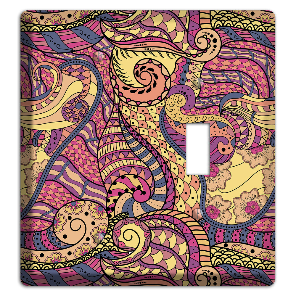 Retro Flourish 2 Blank / Toggle Wallplate
