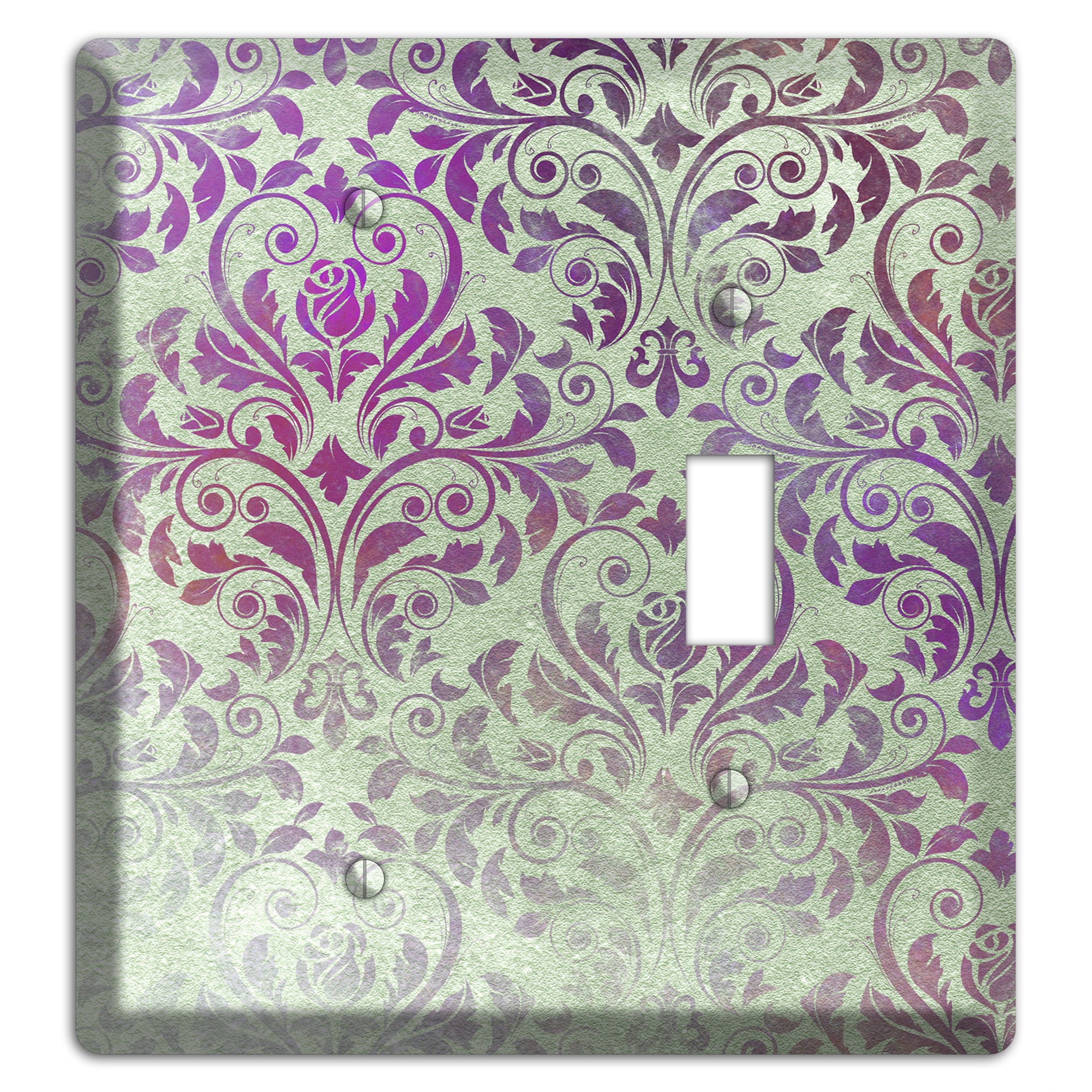 Venus Whimsical Damask Blank / Toggle Wallplate