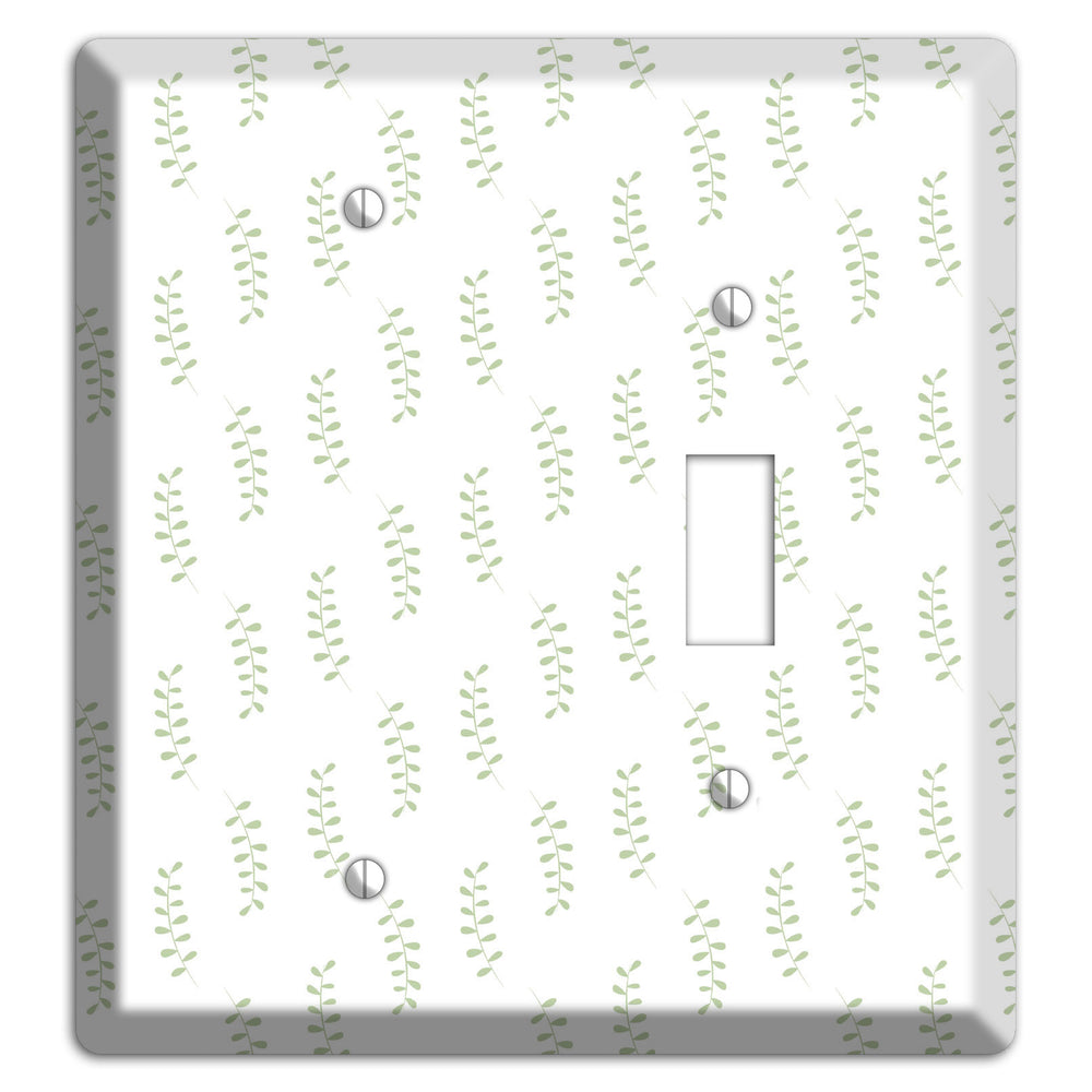 Leaves Style AA Blank / Toggle Wallplate