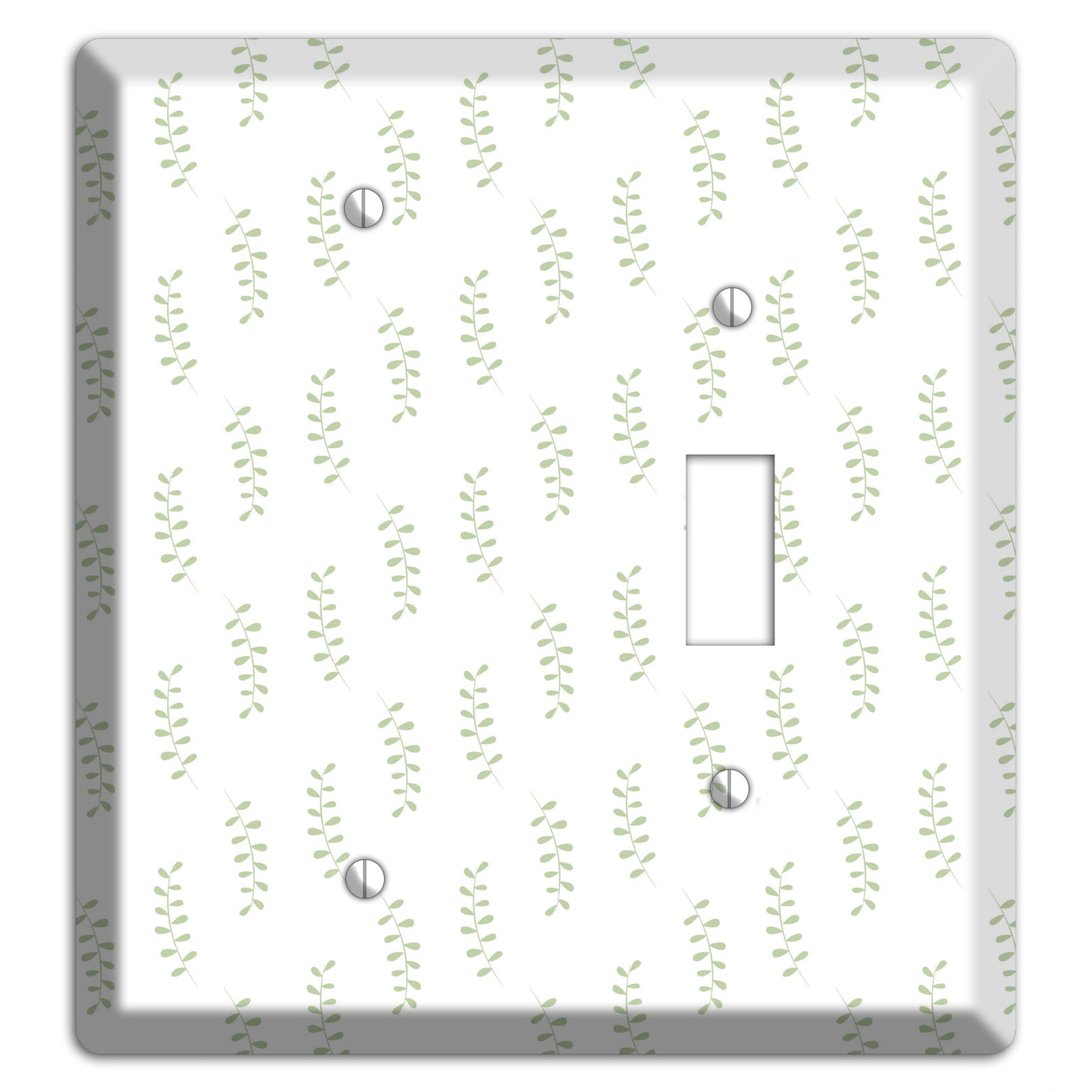 Leaves Style AA Blank / Toggle Wallplate