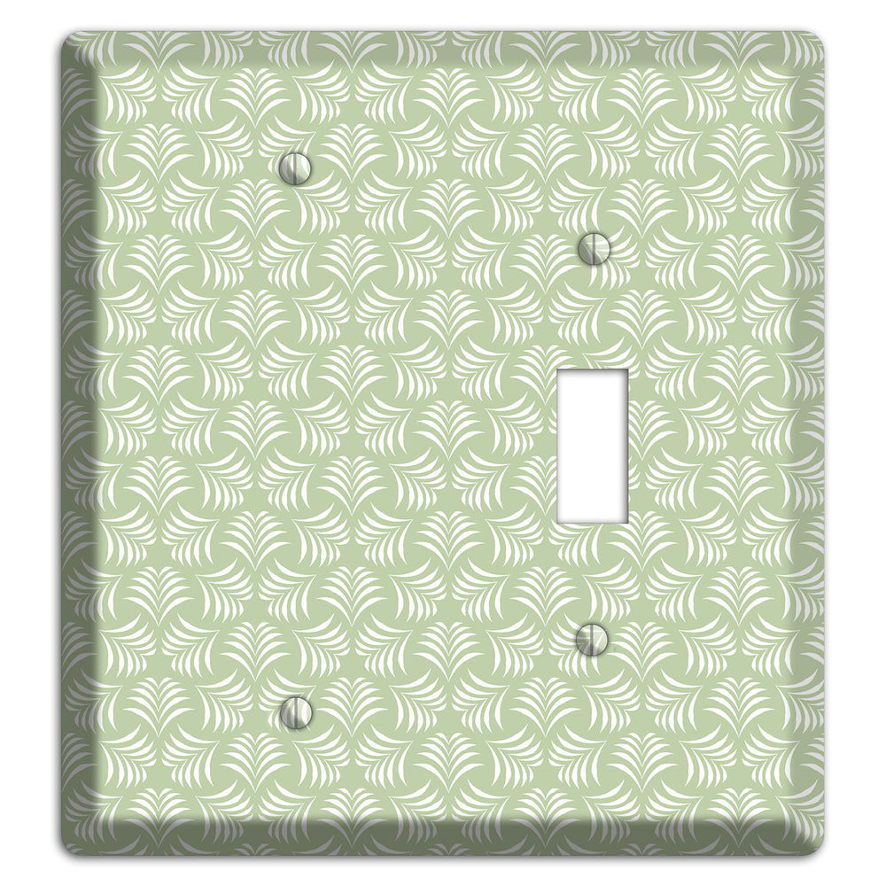 Leaves Style V Blank / Toggle Wallplate