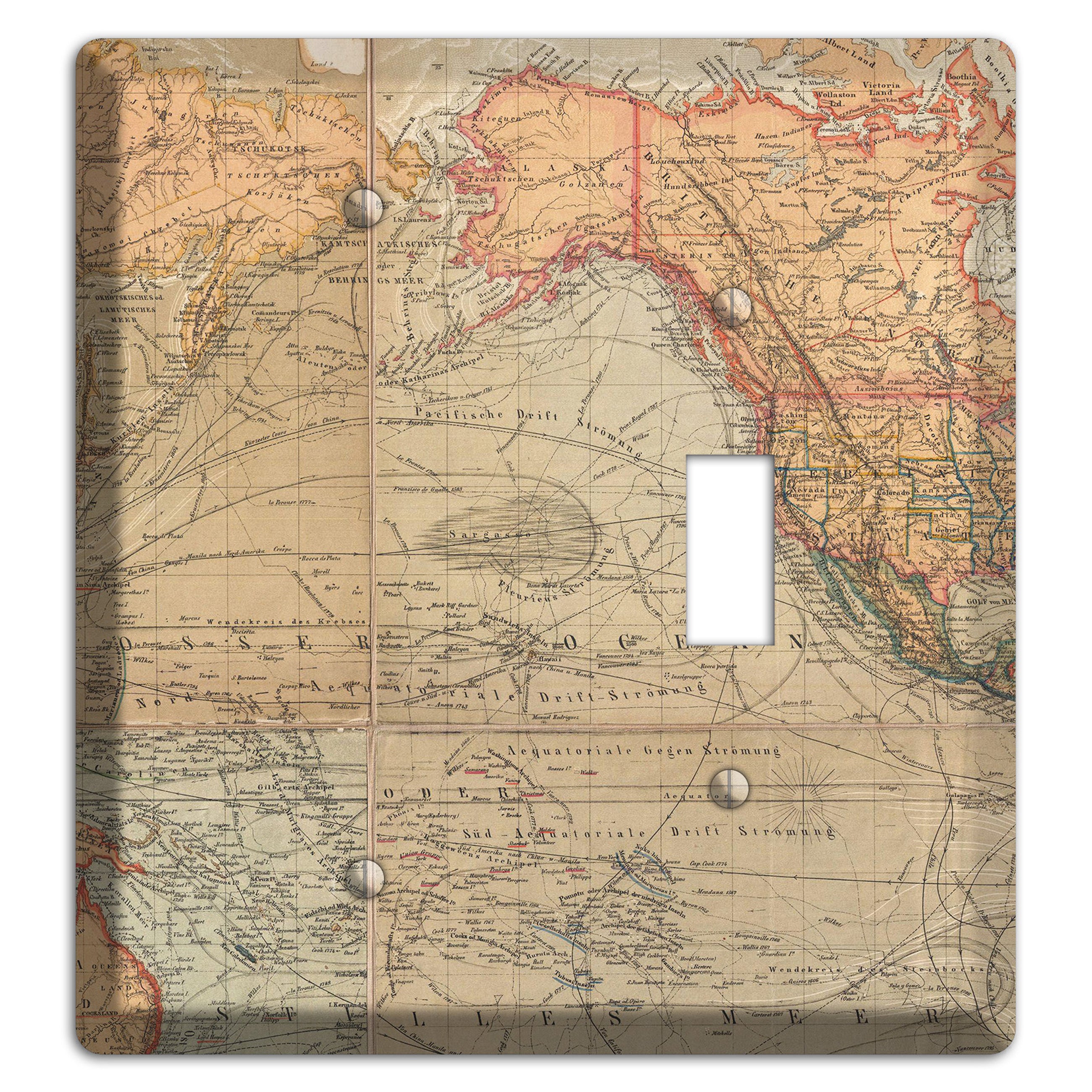 Pacific Ocean Blank / Toggle Wallplate