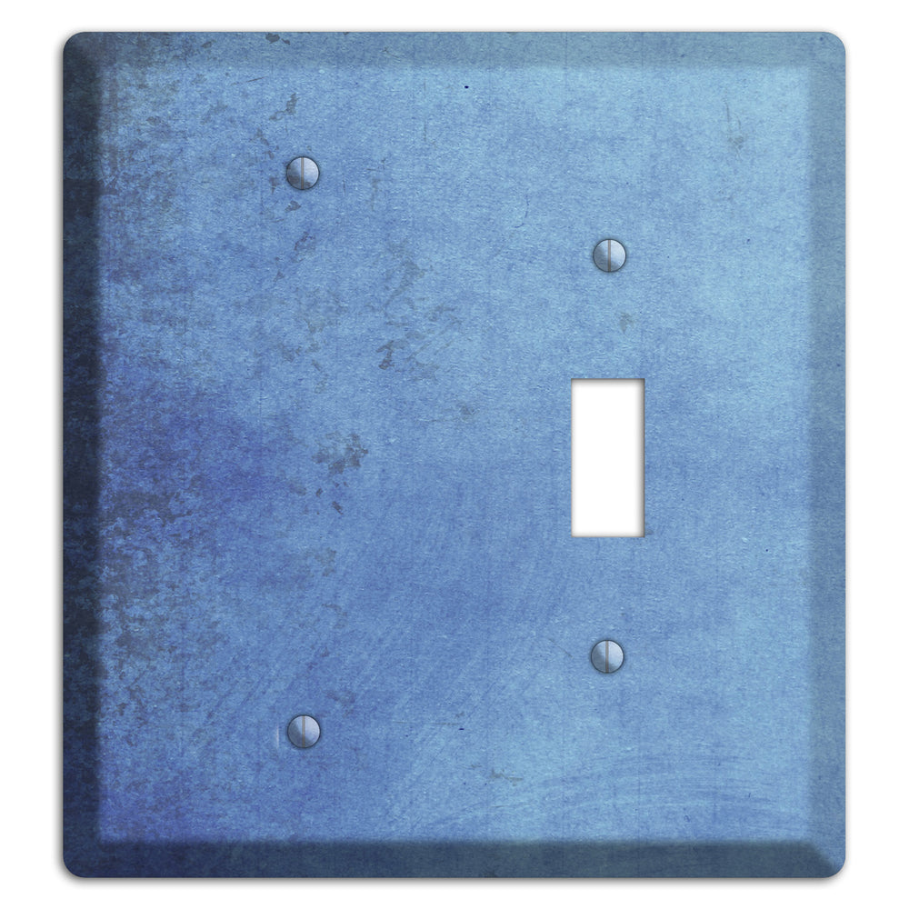 Polo Blue Vintage Grunge Blank / Toggle Wallplate