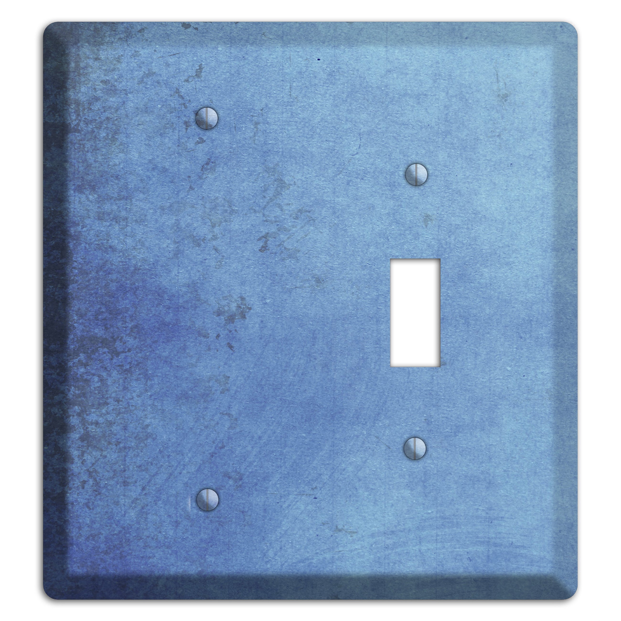 Polo Blue Vintage Grunge Blank / Toggle Wallplate