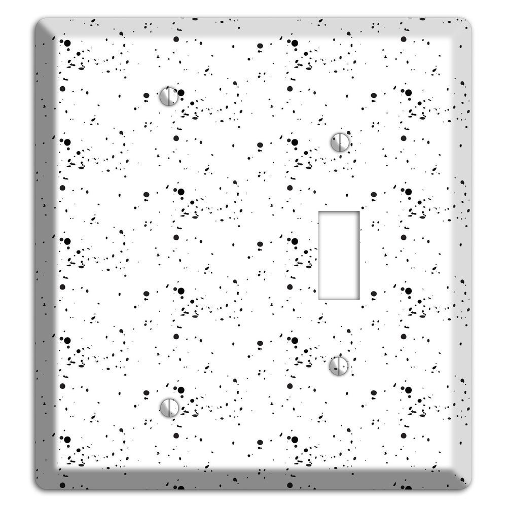 Ink Drops 8 Blank / Toggle Wallplate
