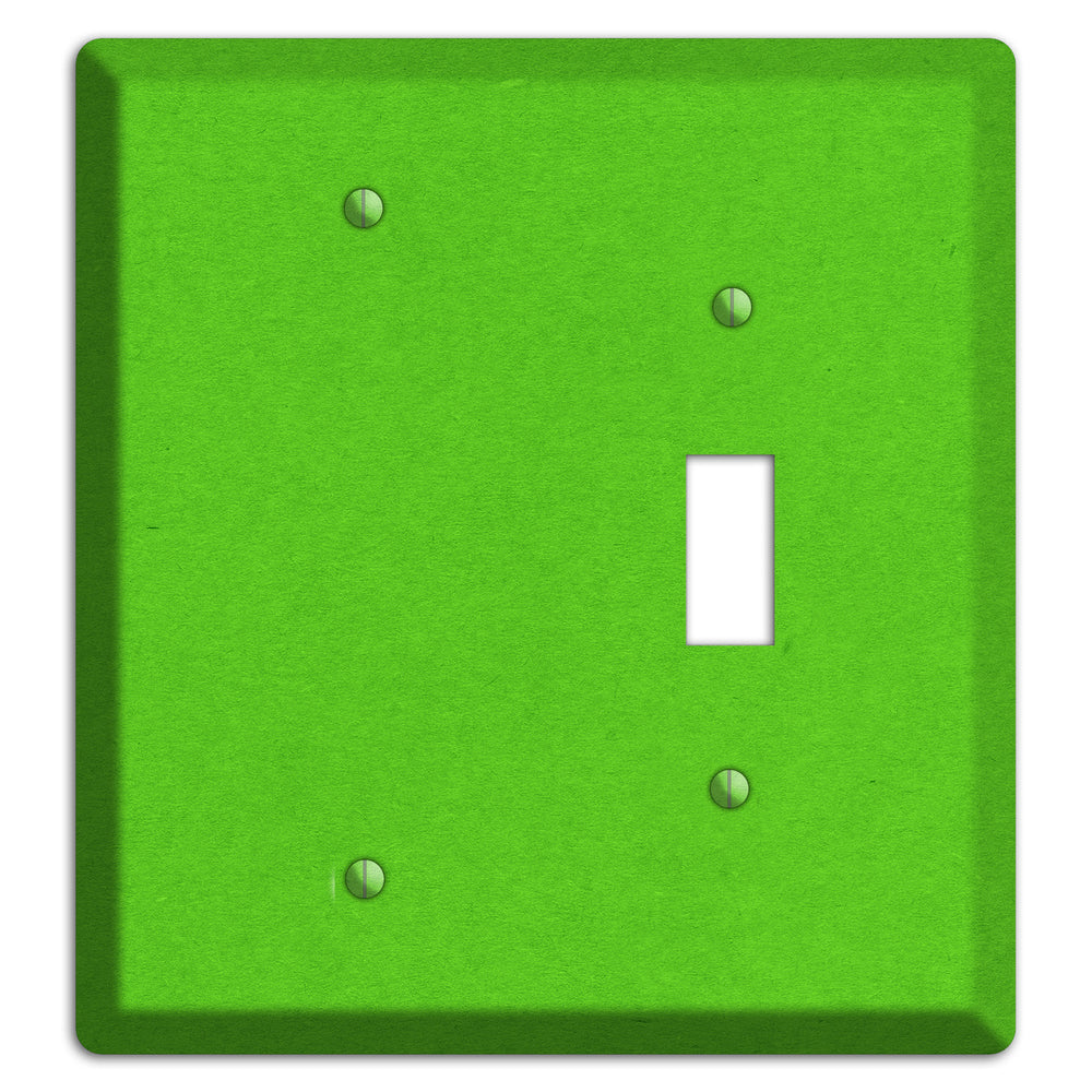 Kelly Green Kraft Blank / Toggle Wallplate