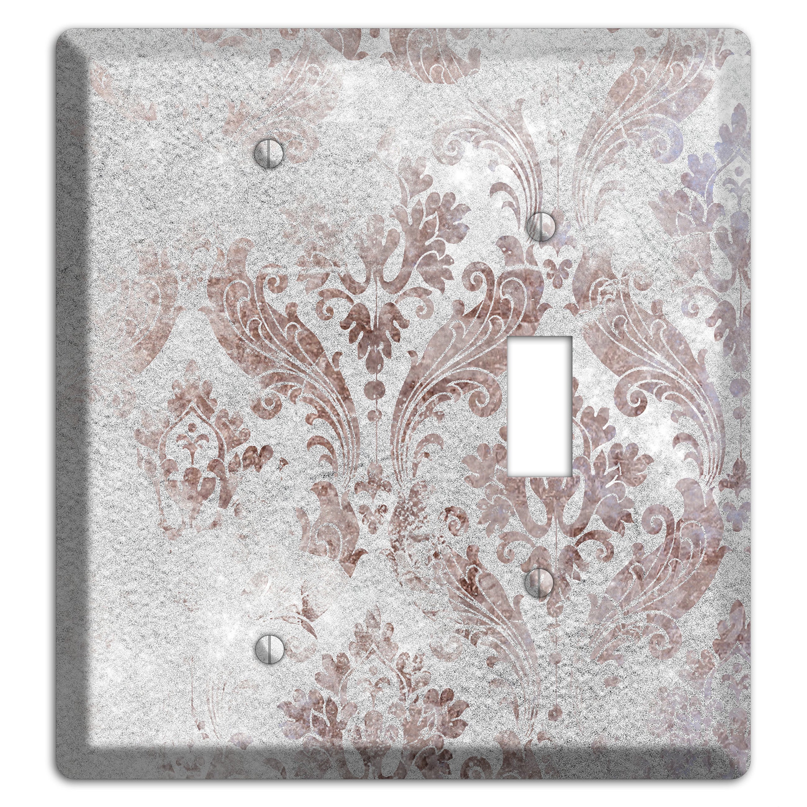 Nobel Whimsical Damask Blank / Toggle Wallplate