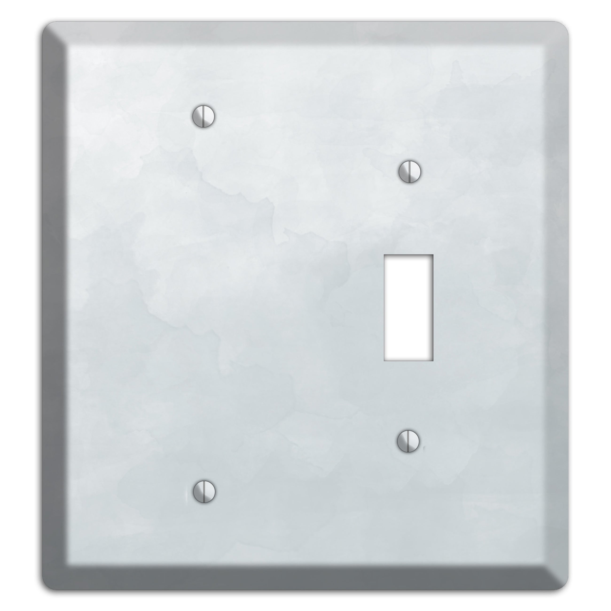 Gray Ombre Blank / Toggle Wallplate