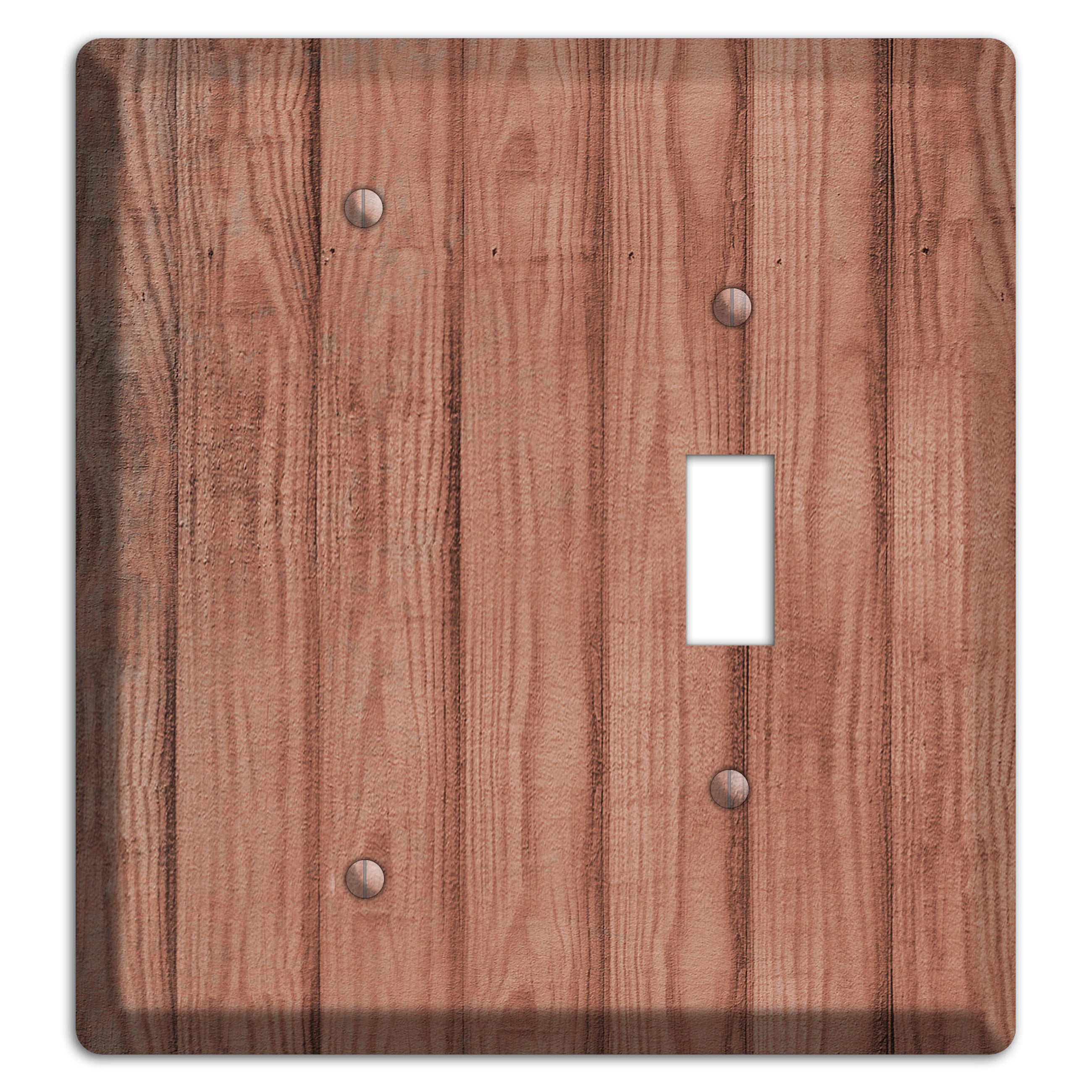 Coral Tree Weathered Wood Blank / Toggle Wallplate